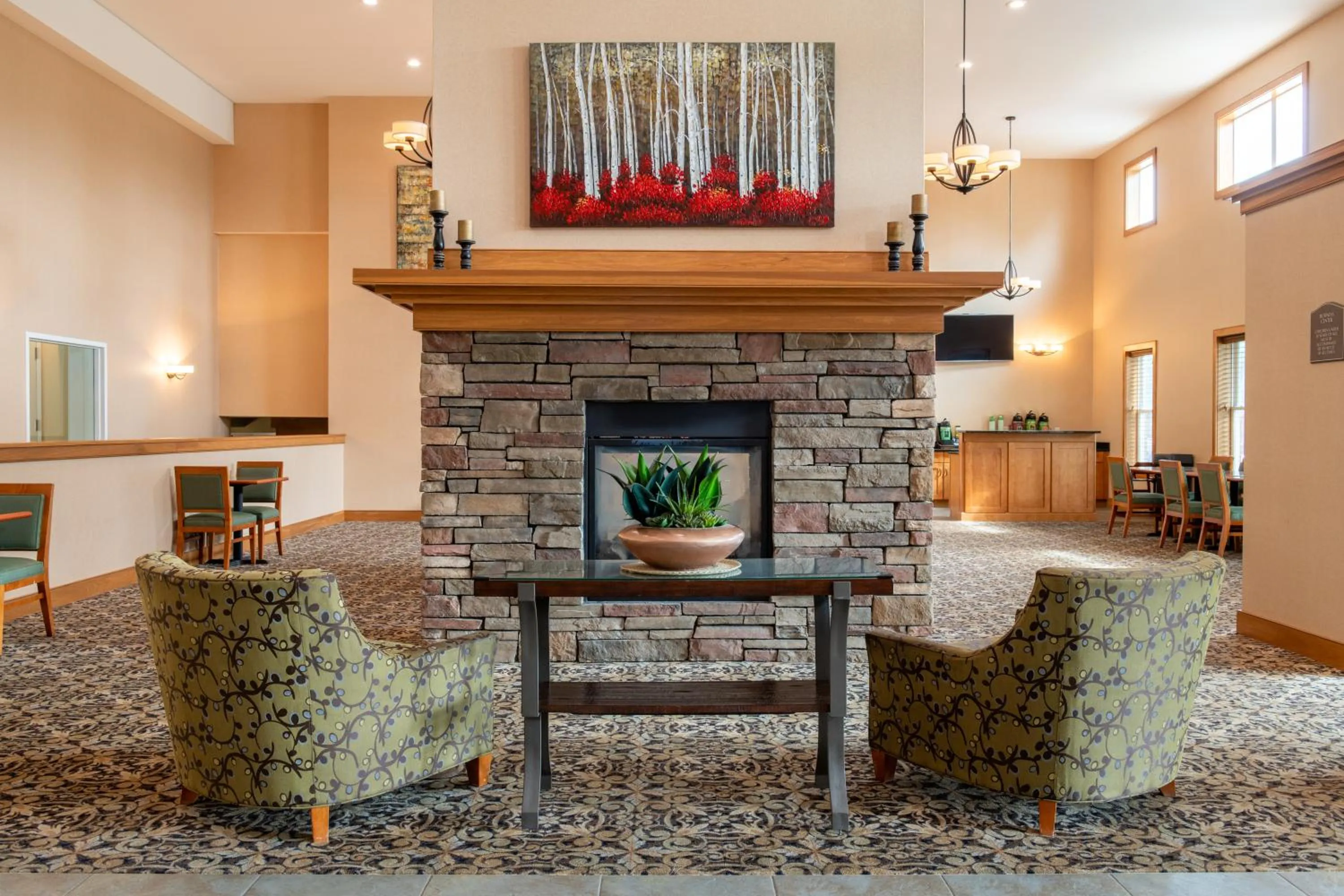 Lobby or reception in White River Inn & Suites