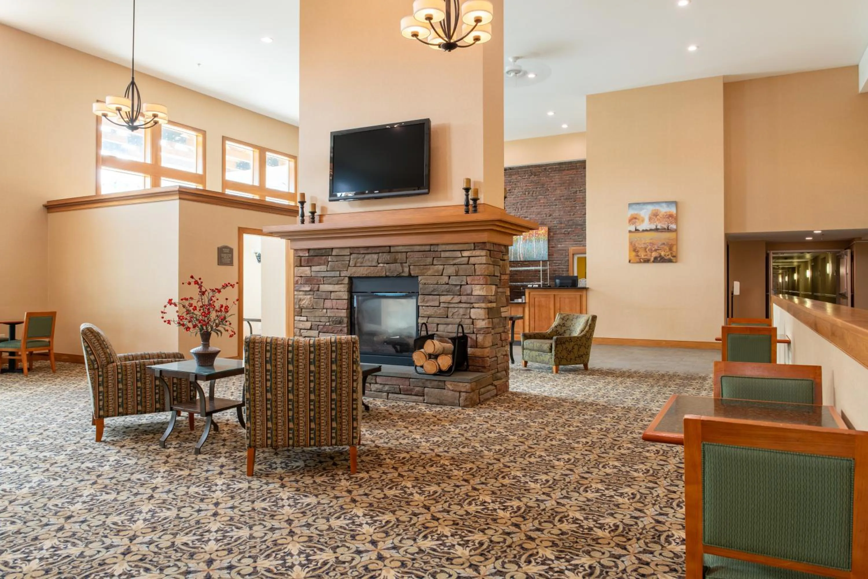 Lobby or reception in White River Inn & Suites