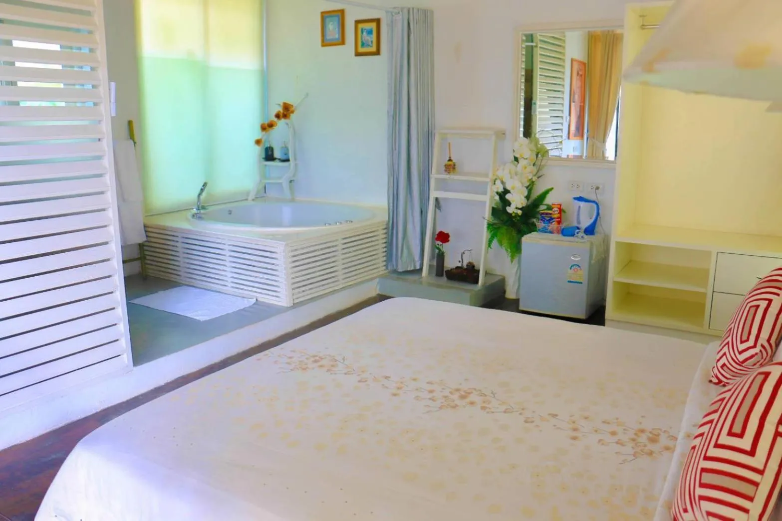 Bed in Chez Piera Resort