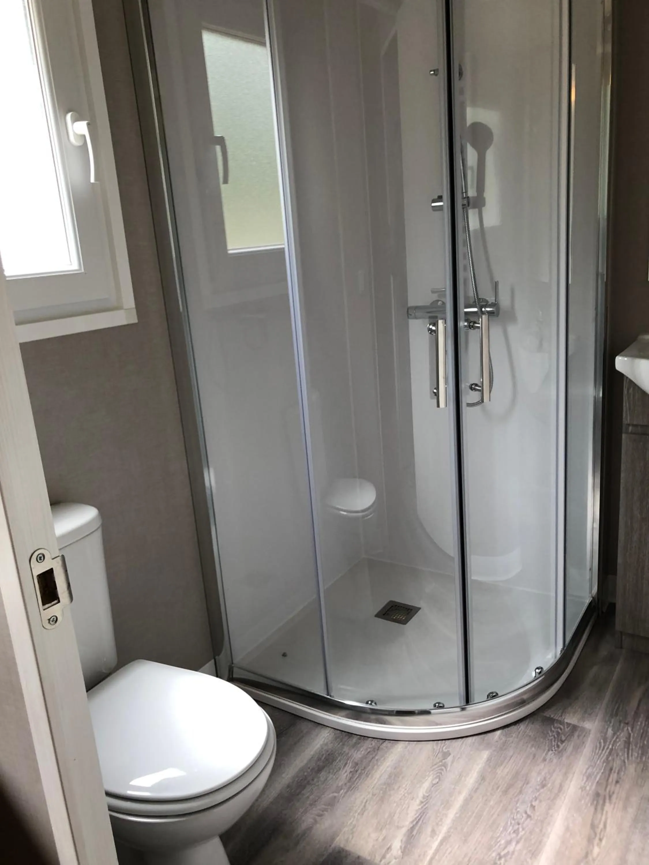 Shower in Bungalows y Mobil Homes Camping Regio