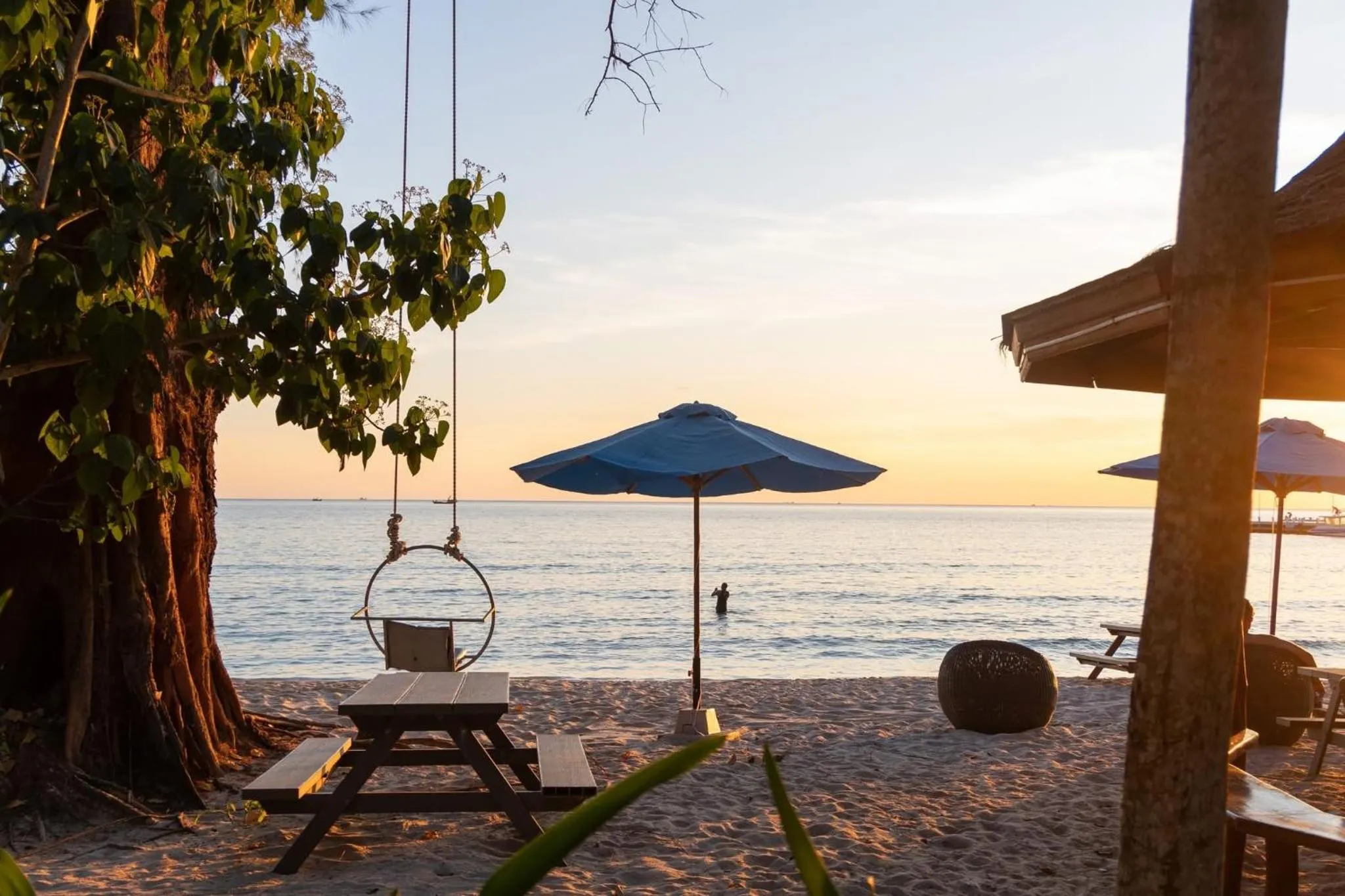 Sunset in Mafiya Resort