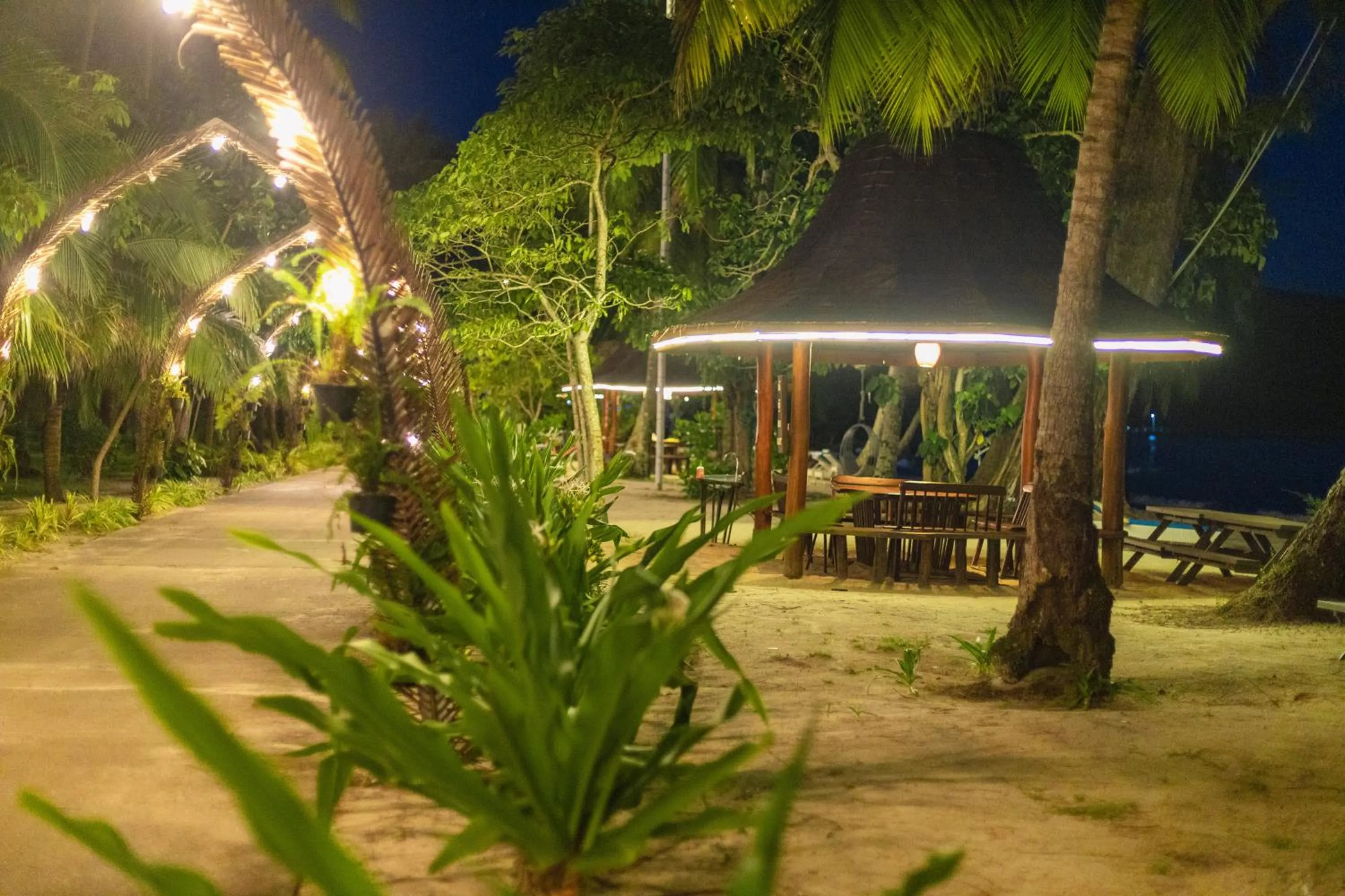 Seating area in Mafiya Resort