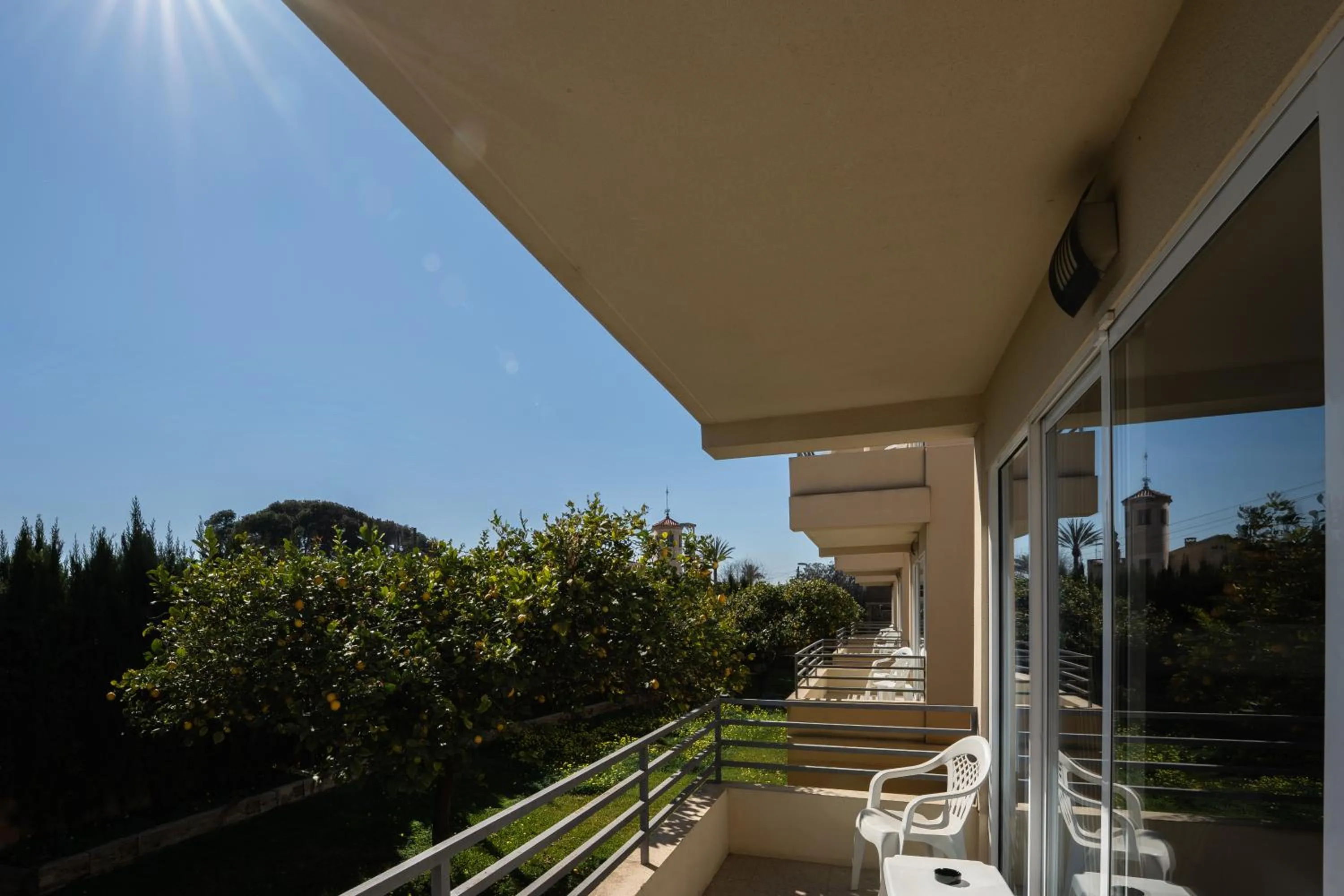 Patio in Hospedium Hotel Abril