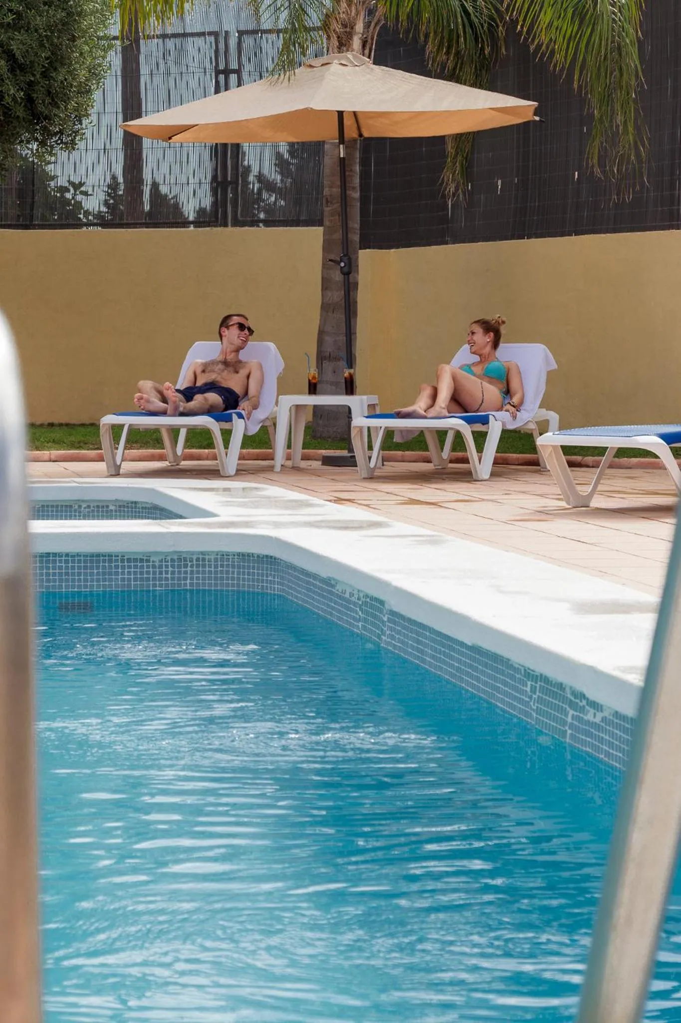 Swimming pool in Hospedium Hotel Abril