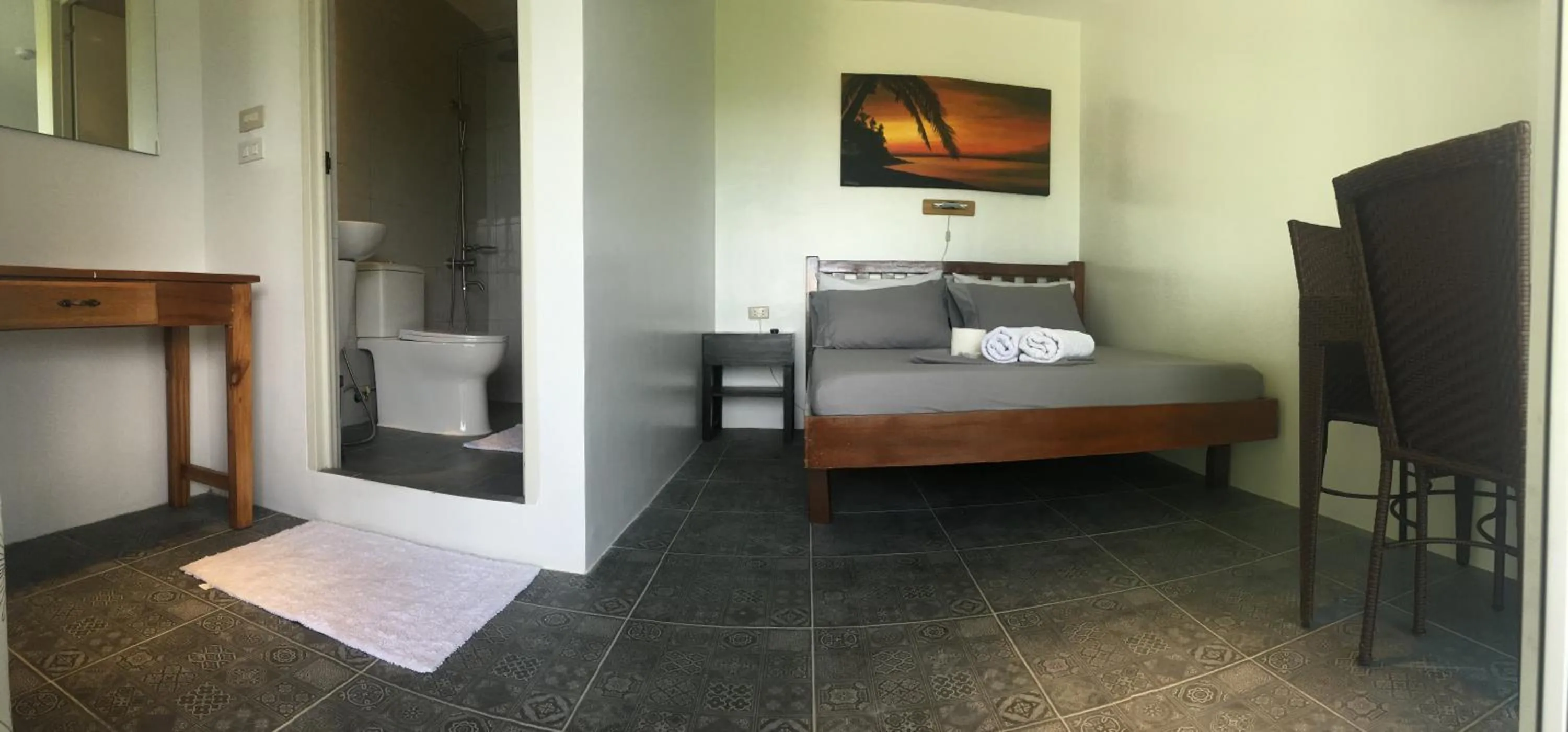 Bed in Victoria's Bed & Breakfast