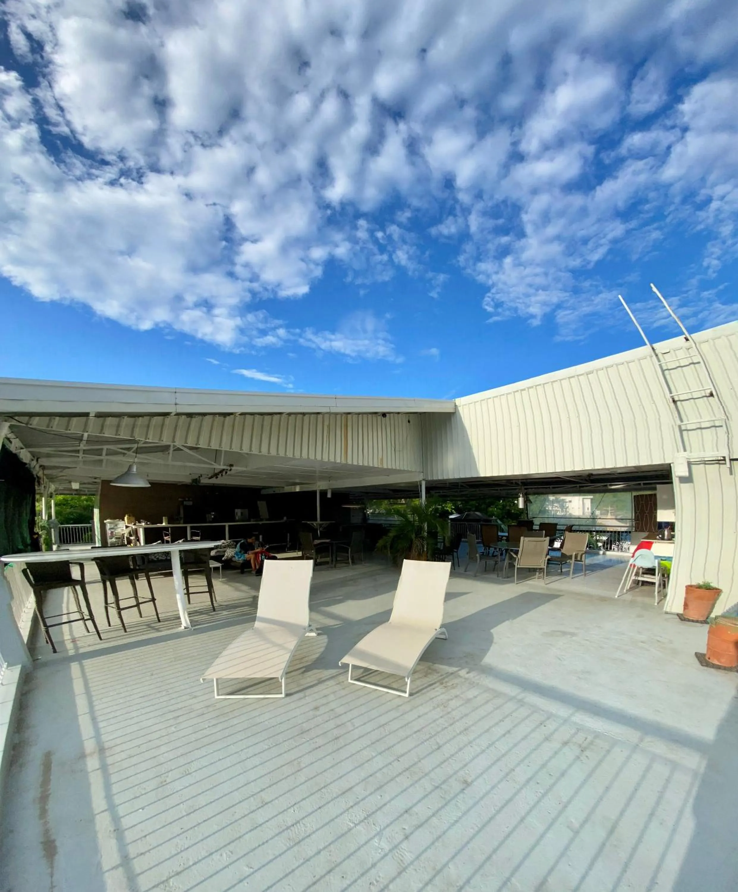Patio in Victoria's Bed & Breakfast