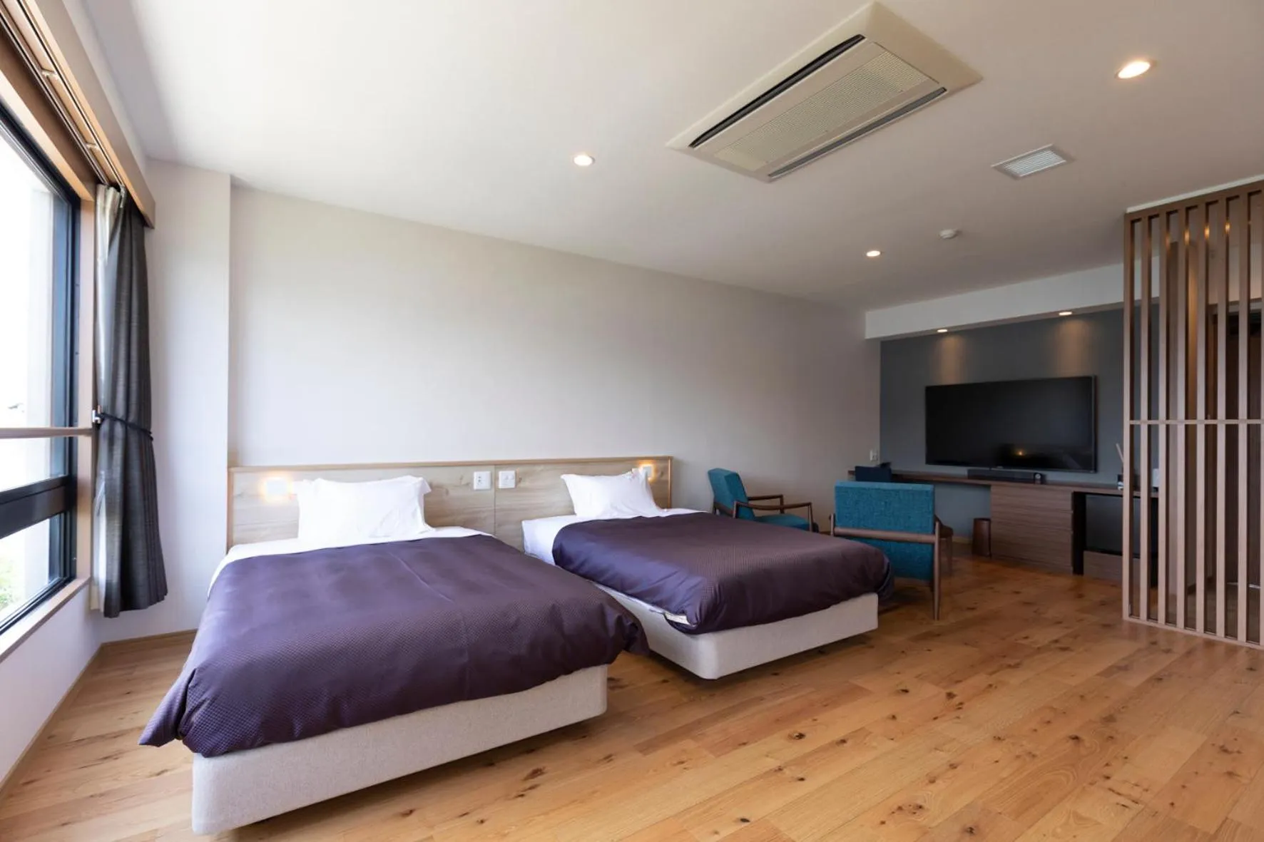 Bed in 宮島離れの宿 IBUKU -Miyajima Hanare no Yado IBUKU-