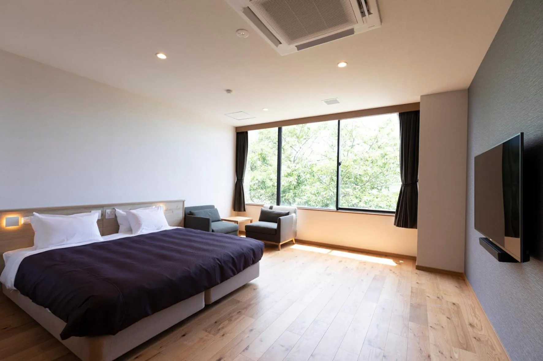 TV and multimedia, Bed in 宮島離れの宿 IBUKU -Miyajima Hanare no Yado IBUKU-