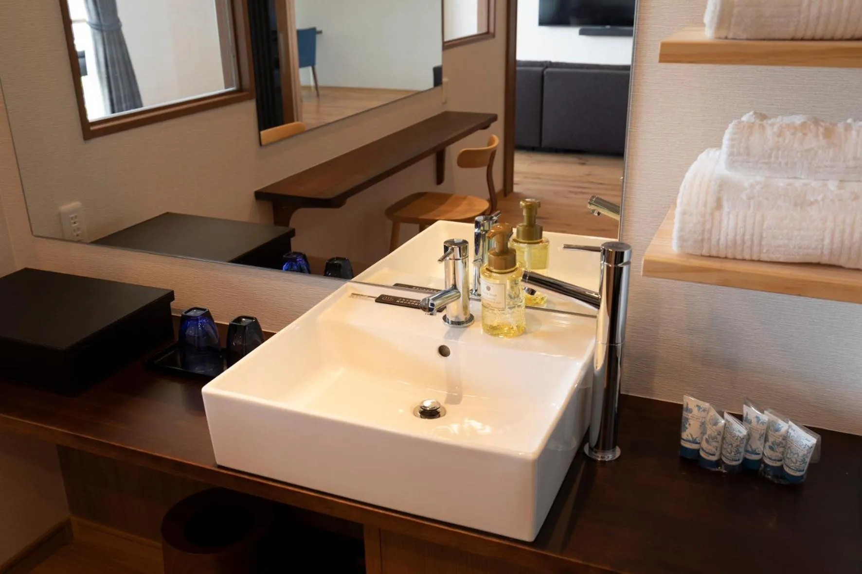 Bathroom in 宮島離れの宿 IBUKU -Miyajima Hanare no Yado IBUKU-