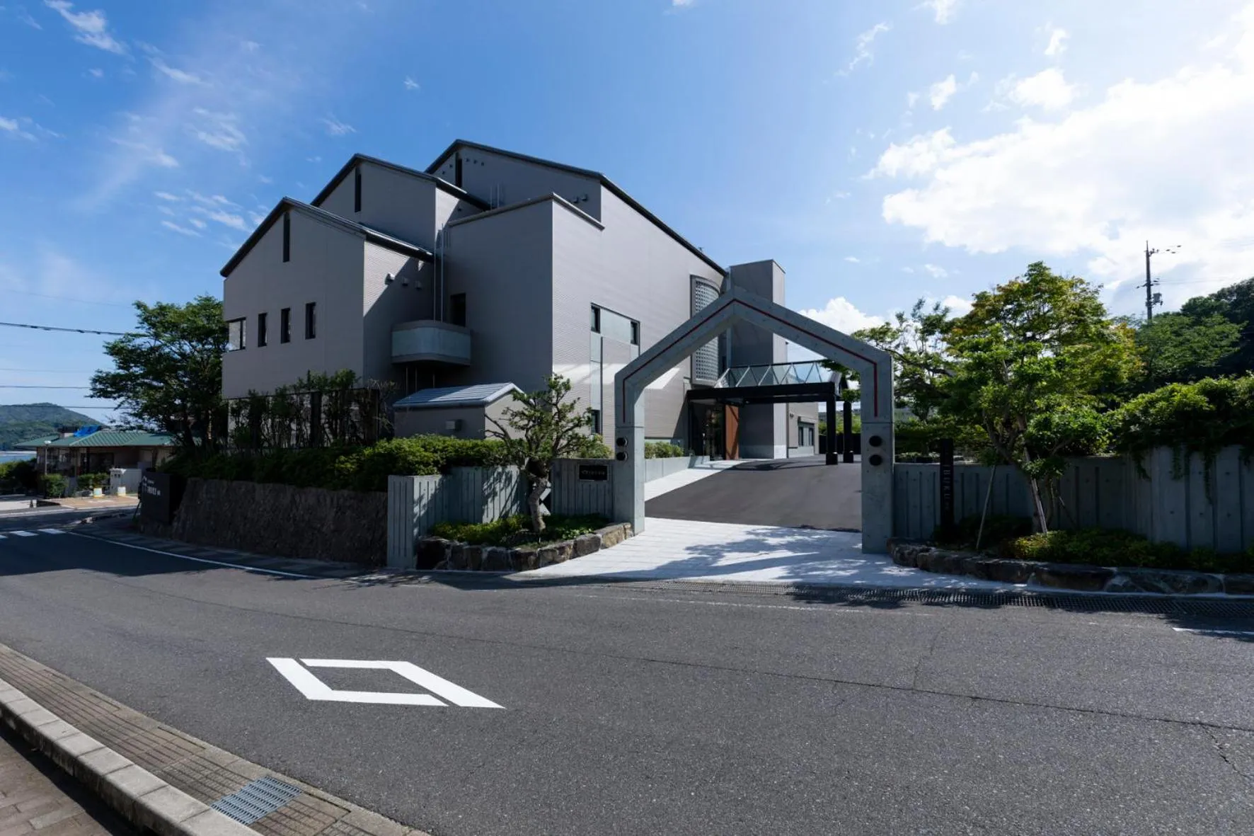 Facade/entrance in 宮島離れの宿 IBUKU -Miyajima Hanare no Yado IBUKU-