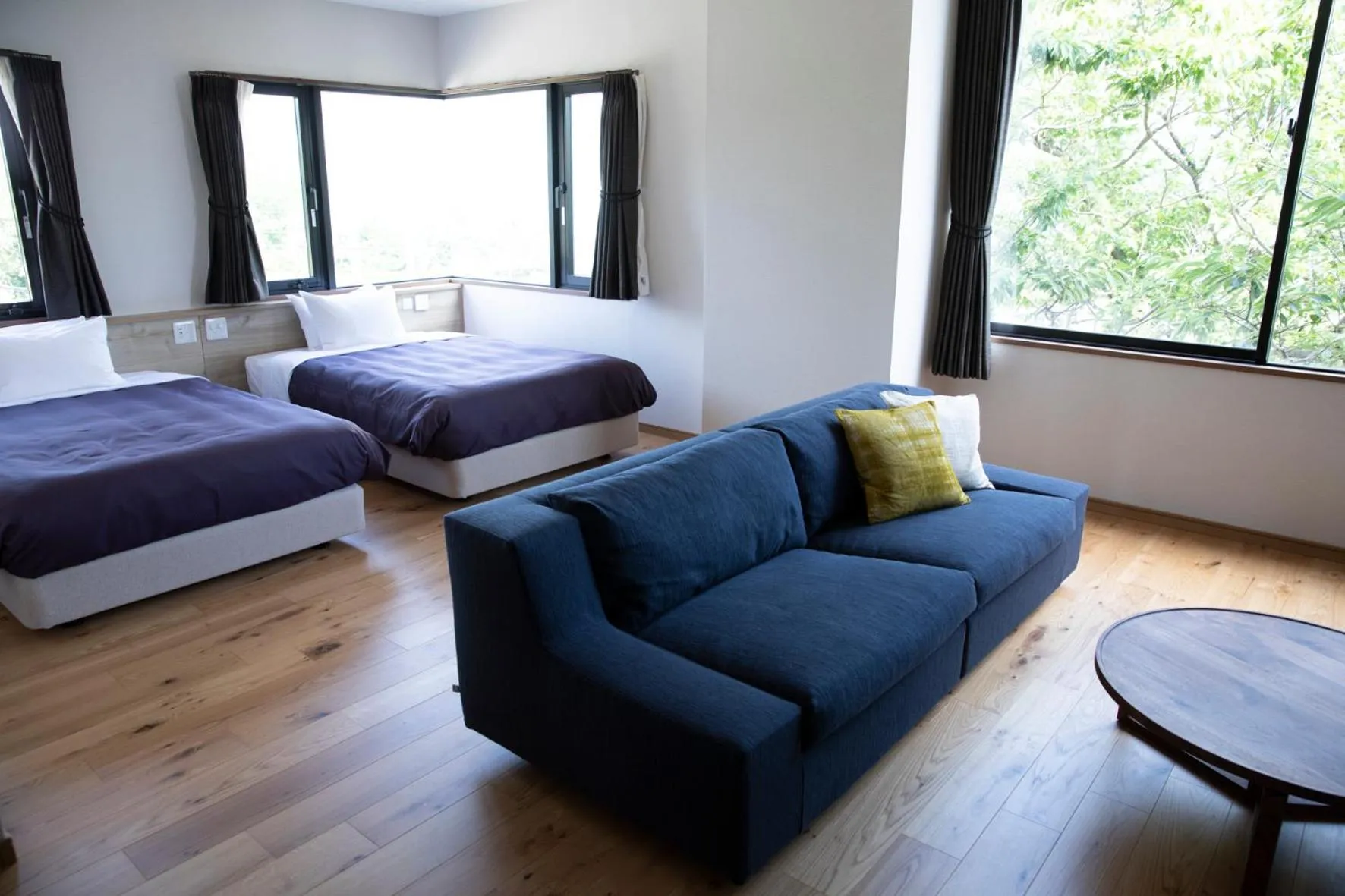 Bed in 宮島離れの宿 IBUKU -Miyajima Hanare no Yado IBUKU-