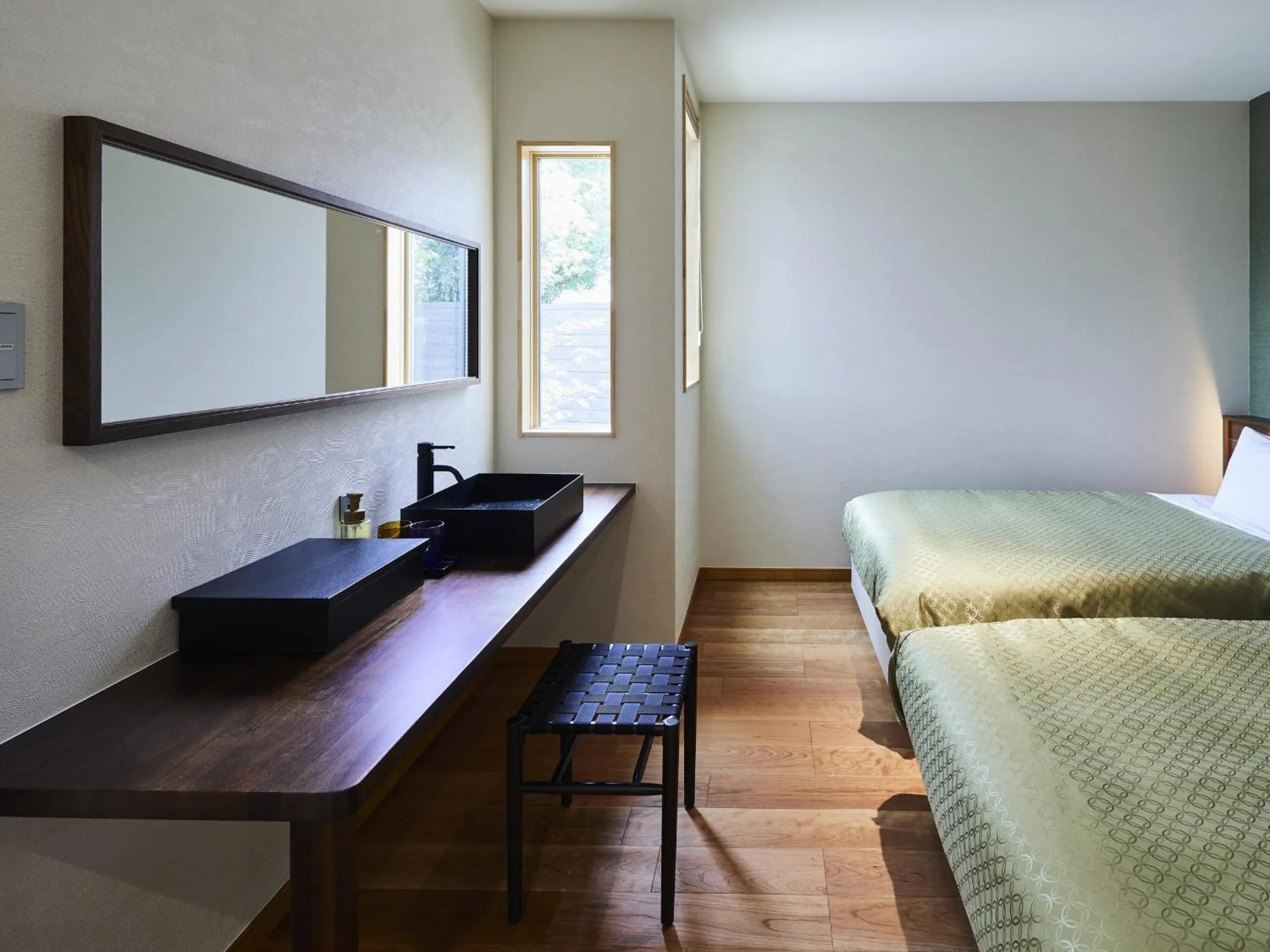 Living room, Bed in 宮島離れの宿 IBUKU -Miyajima Hanare no Yado IBUKU-