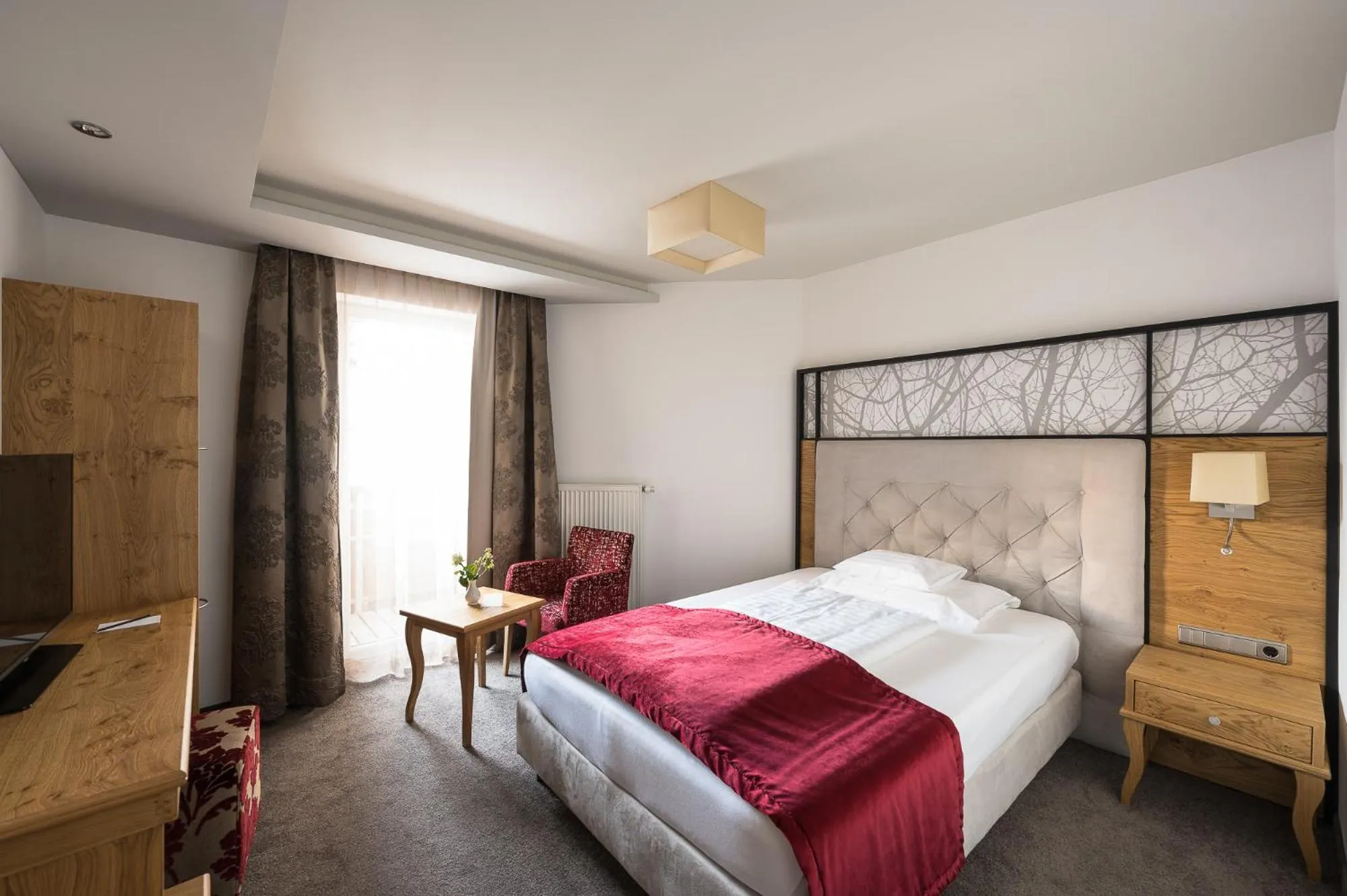 Bed in Hotel Seespitz