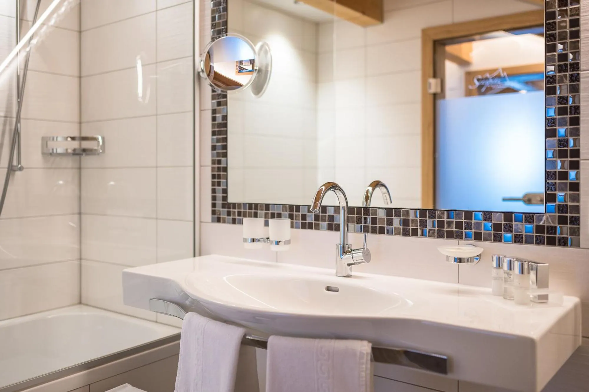 Bathroom in Hotel Seespitz