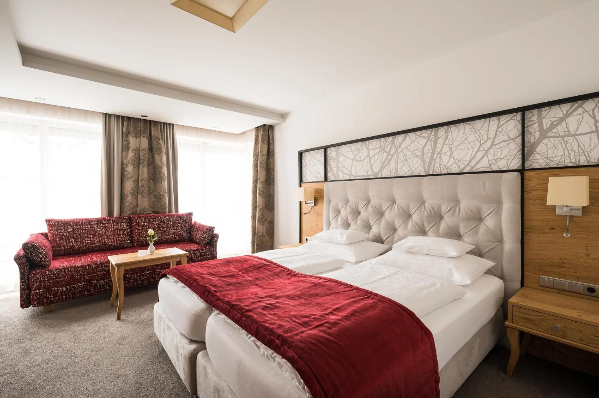 Bedroom, Bed in Hotel Seespitz