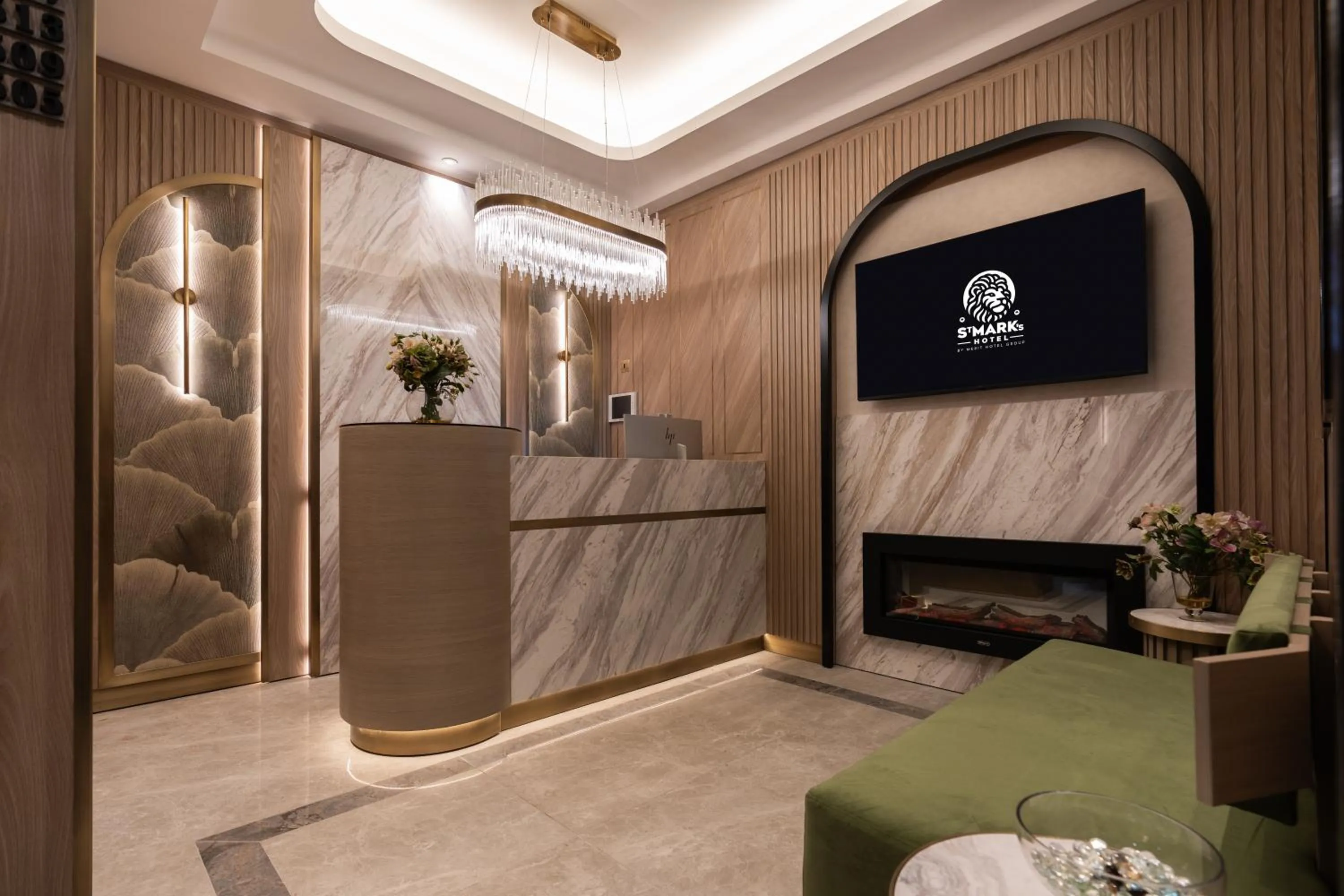 Lobby or reception in St Mark's - Merit Hotels