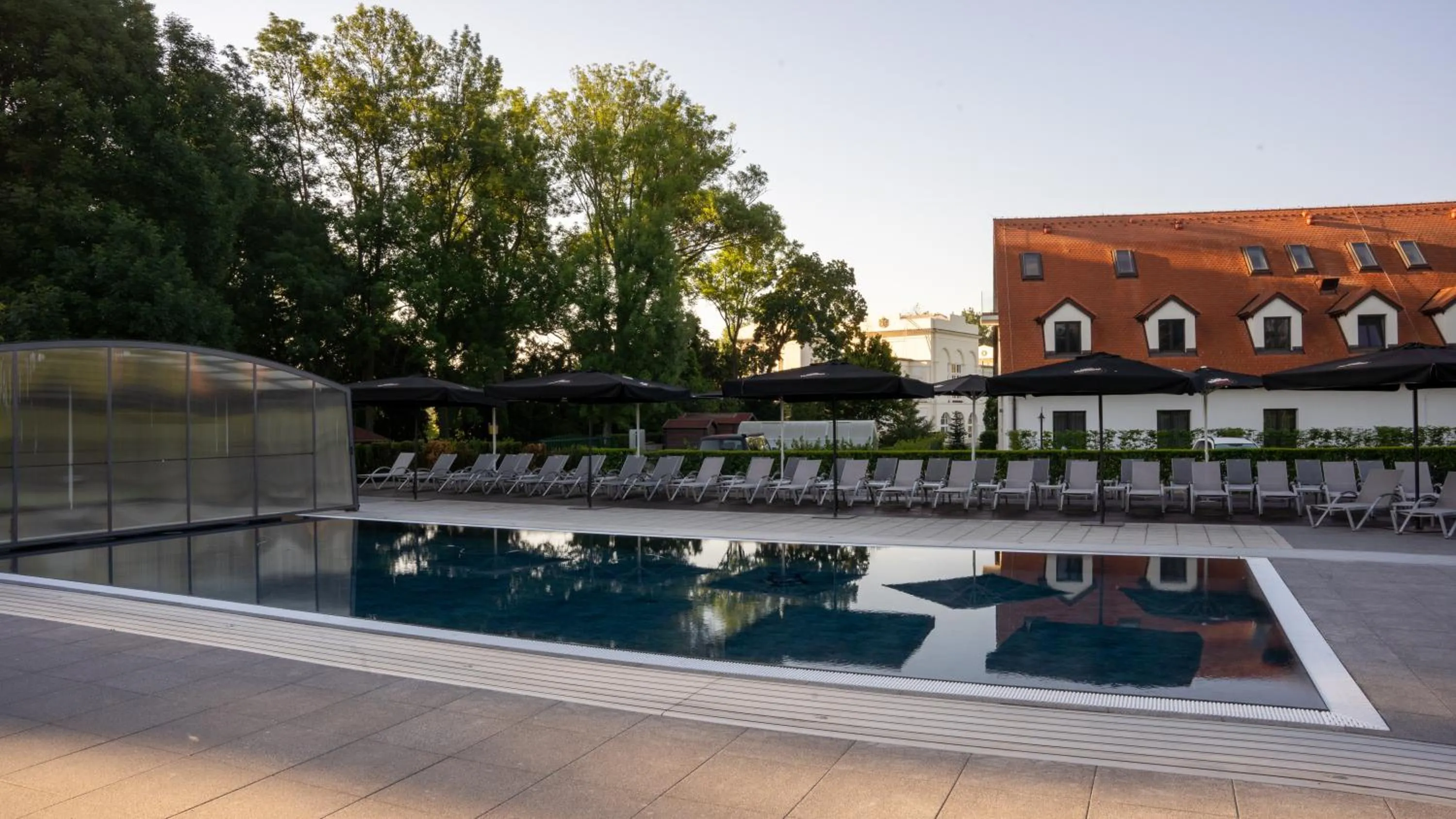 Swimming pool in HOTEL Hraniční zámeček