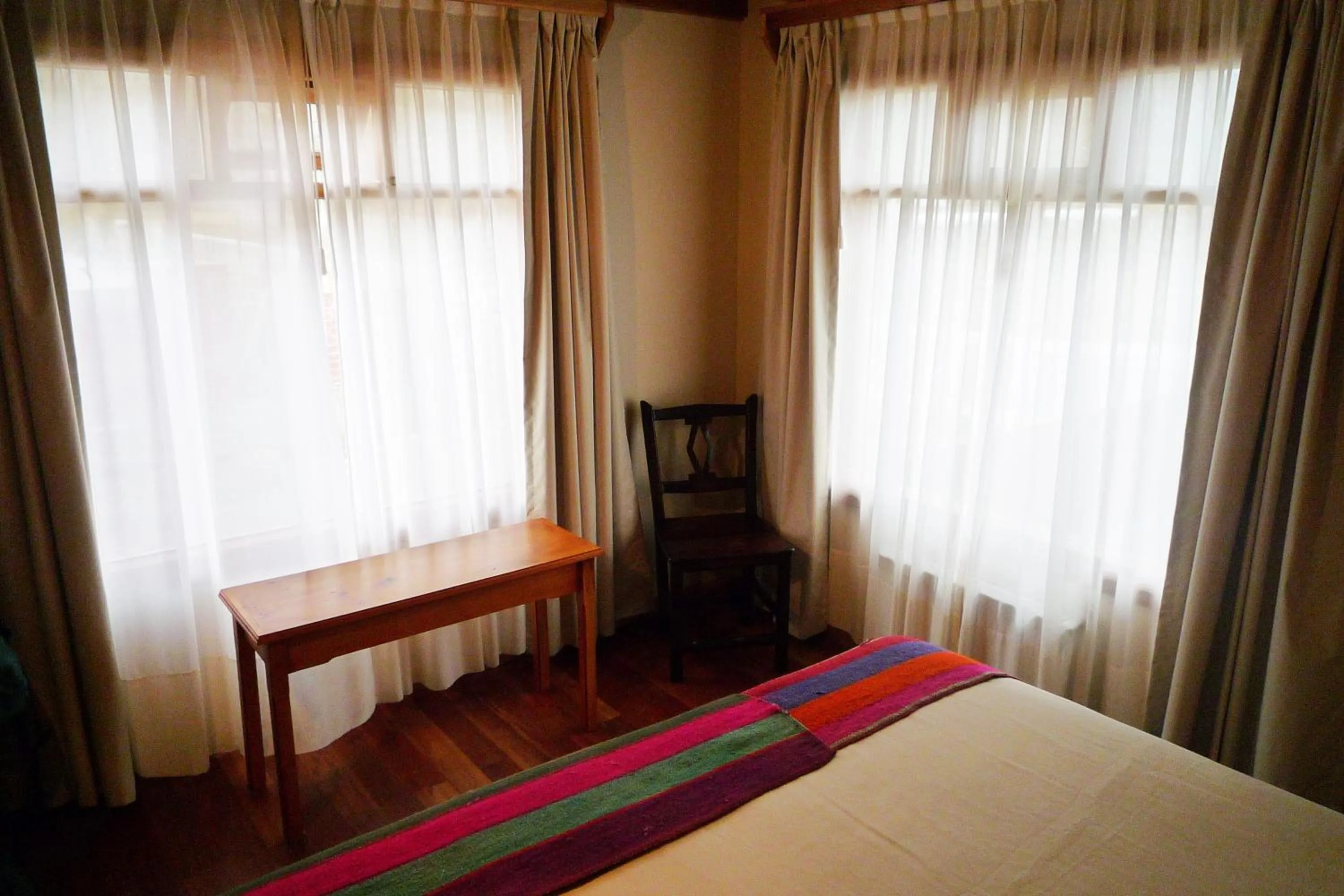 Bed in Hosteria Senderos