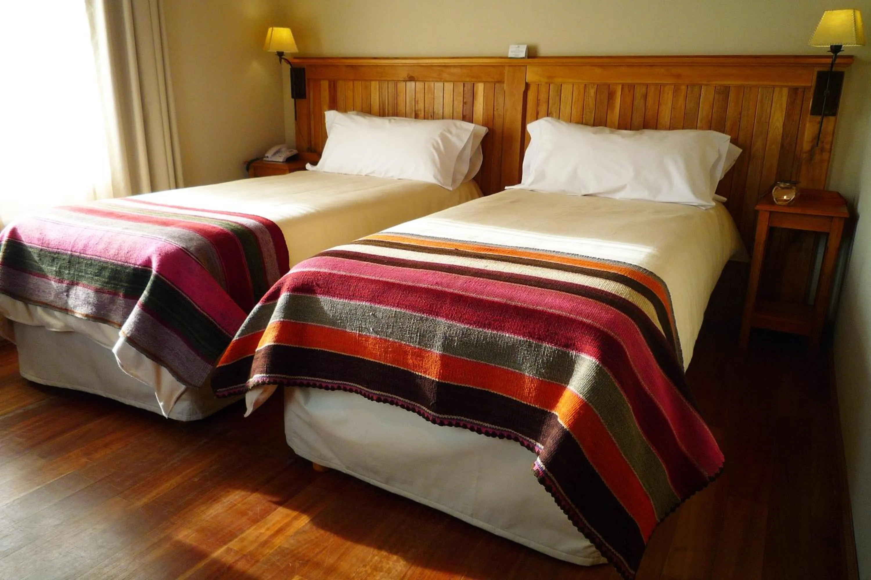 Bed in Hosteria Senderos