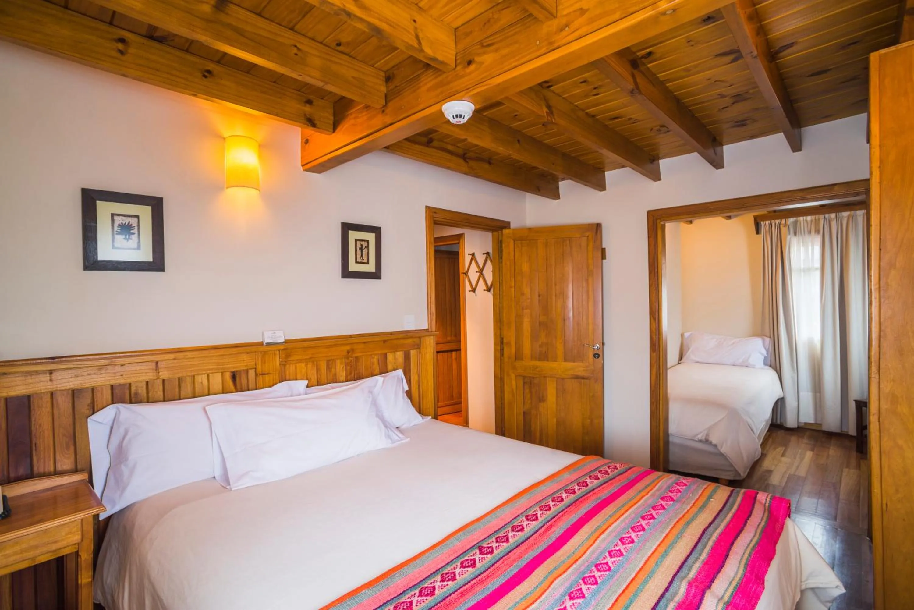Bed in Hosteria Senderos