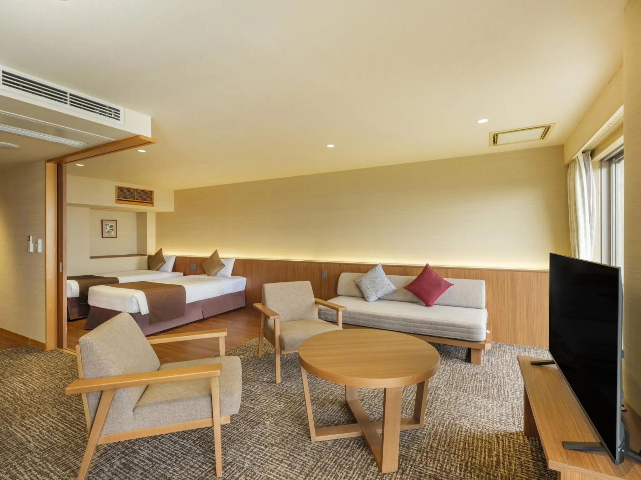 Bed in KAMENOI HOTEL Atami