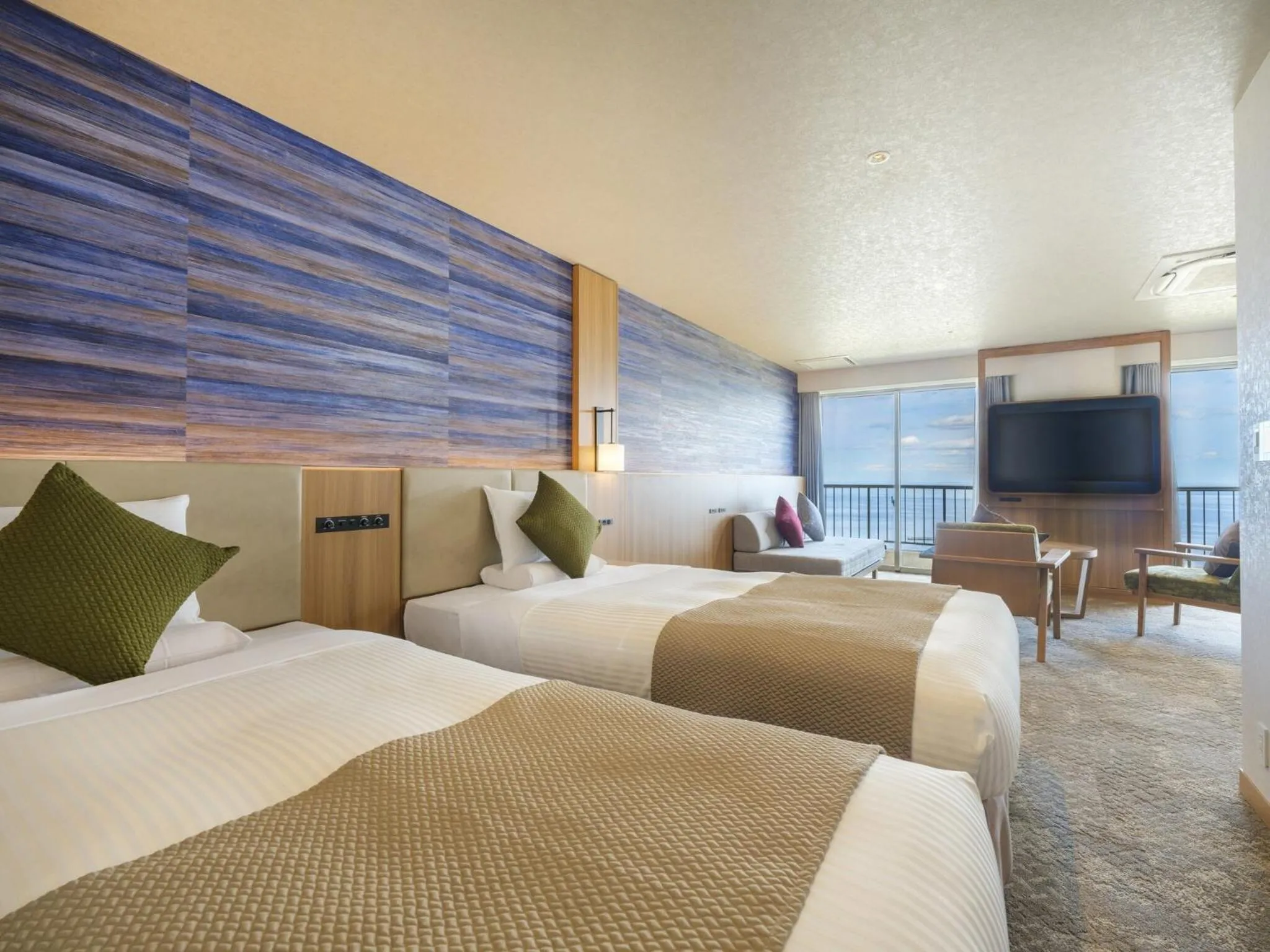 Bed in KAMENOI HOTEL Atami