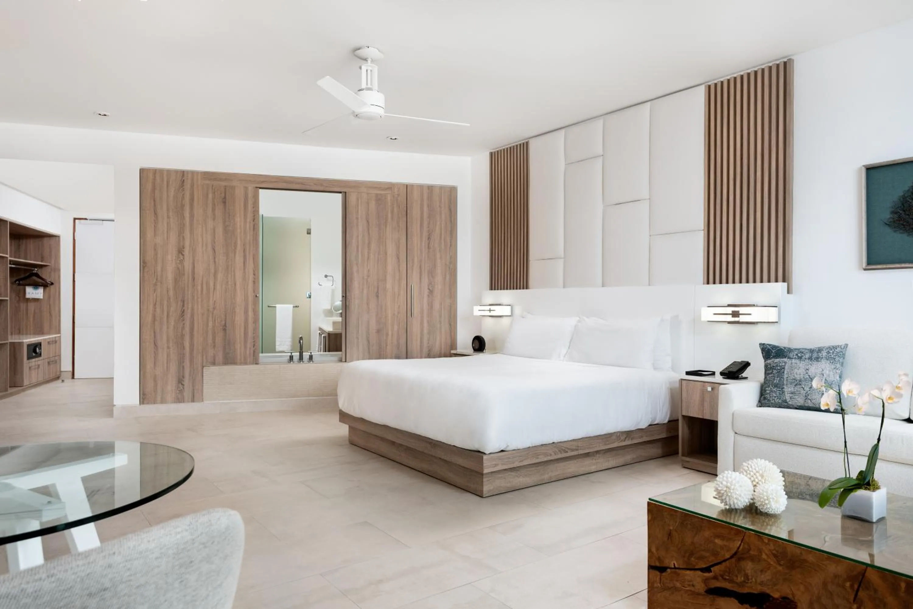 Bathroom, Bed in Wymara Resort & Villas