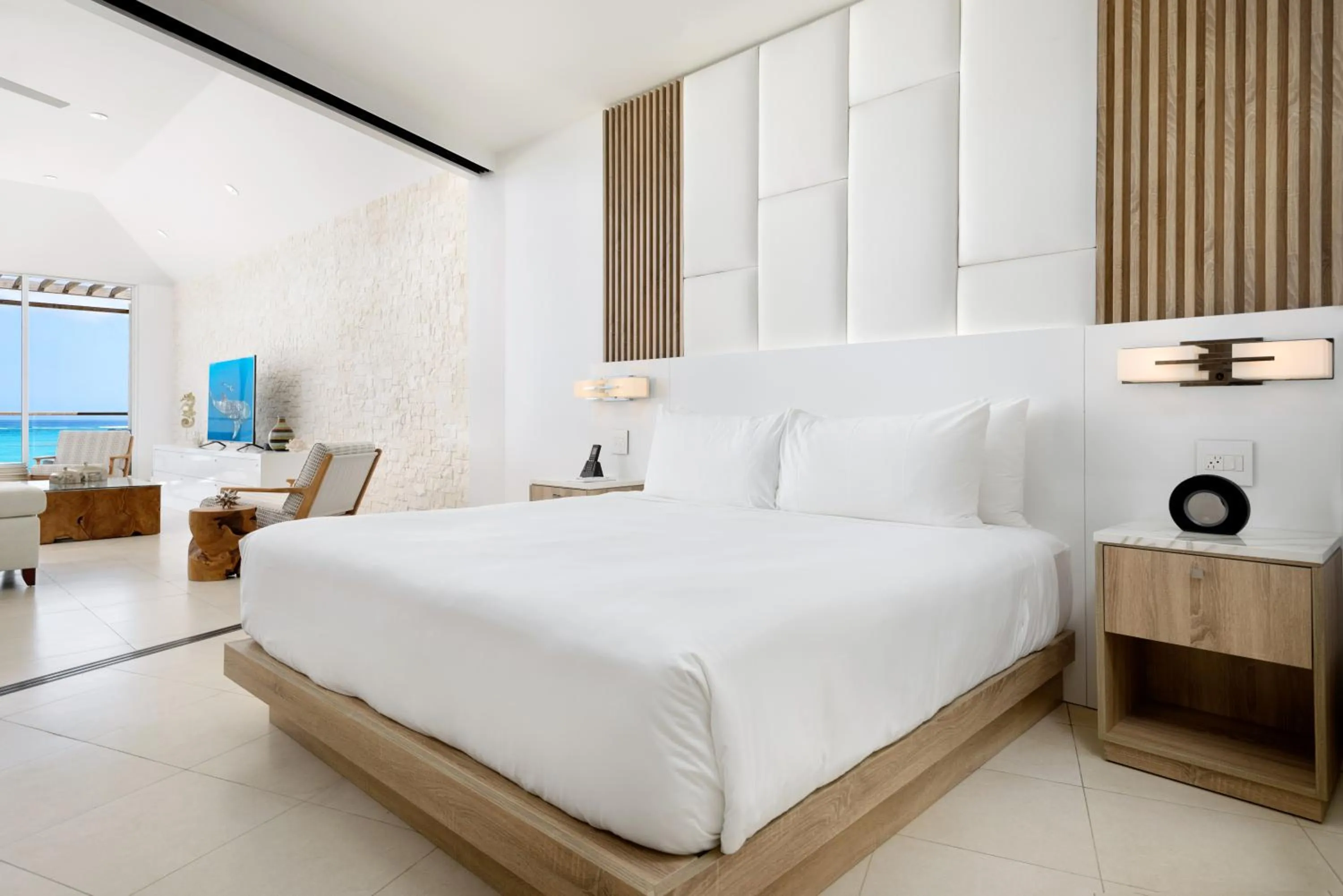 Bed in Wymara Resort & Villas