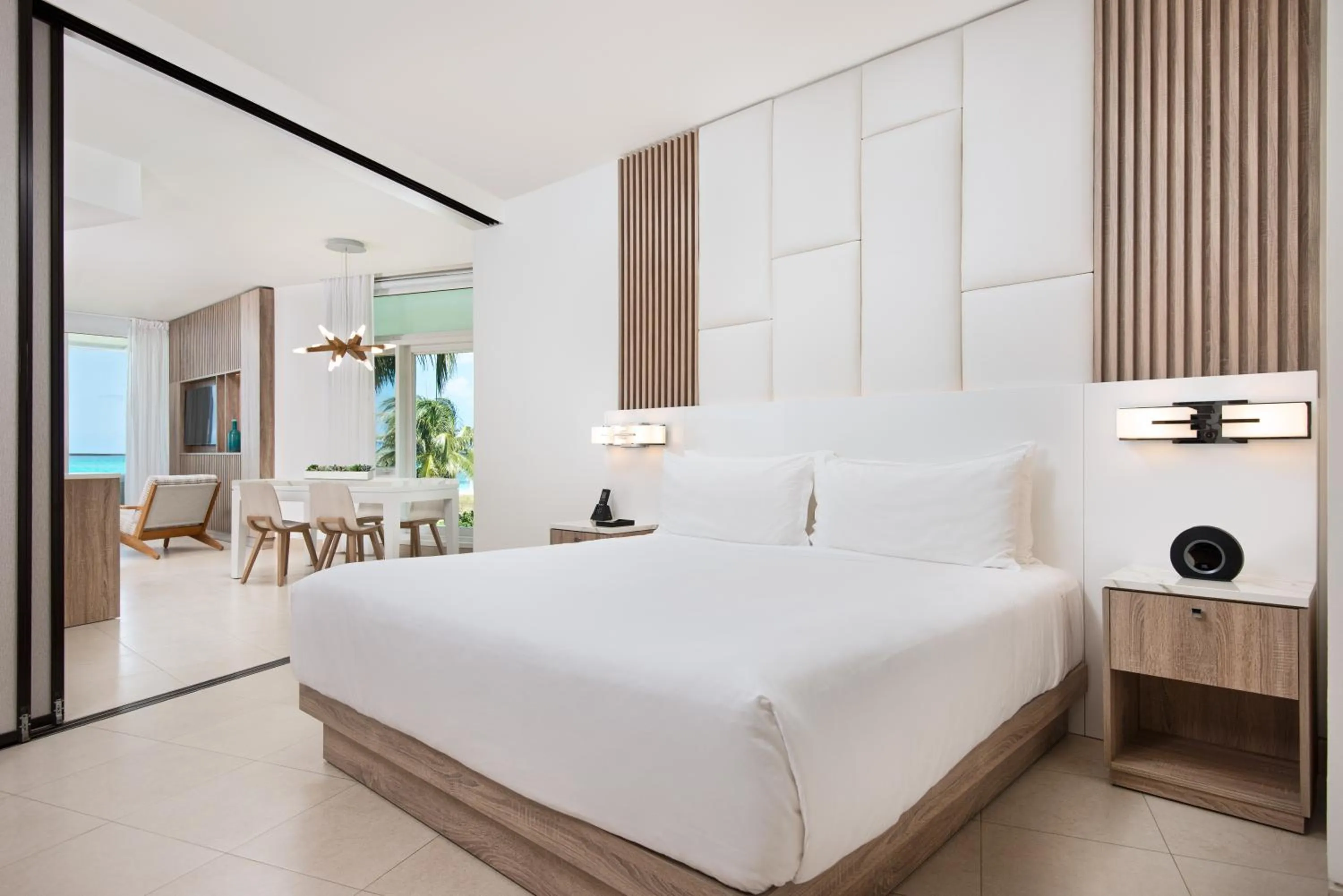 Bed in Wymara Resort & Villas
