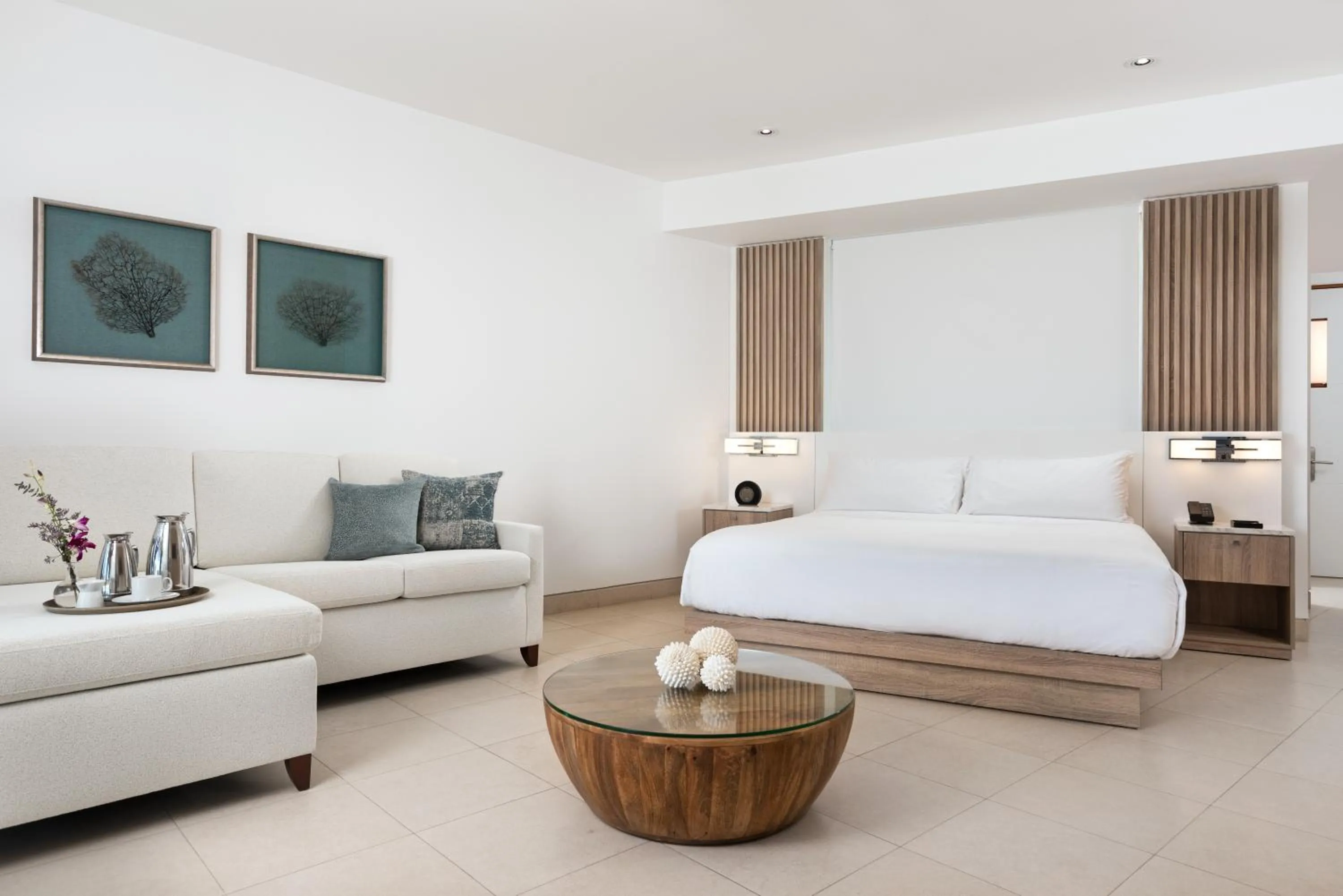 Bed in Wymara Resort & Villas