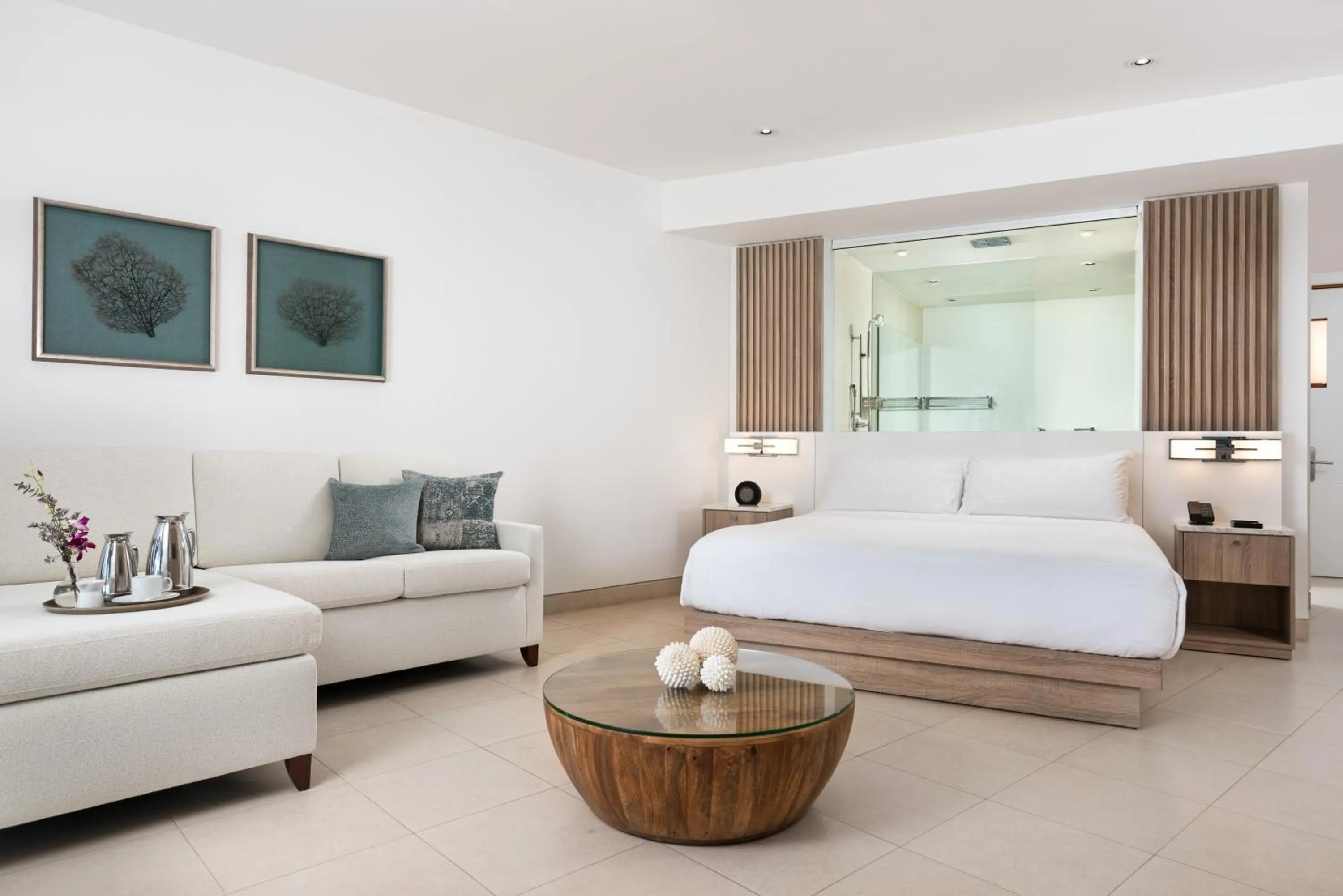 Bed in Wymara Resort & Villas