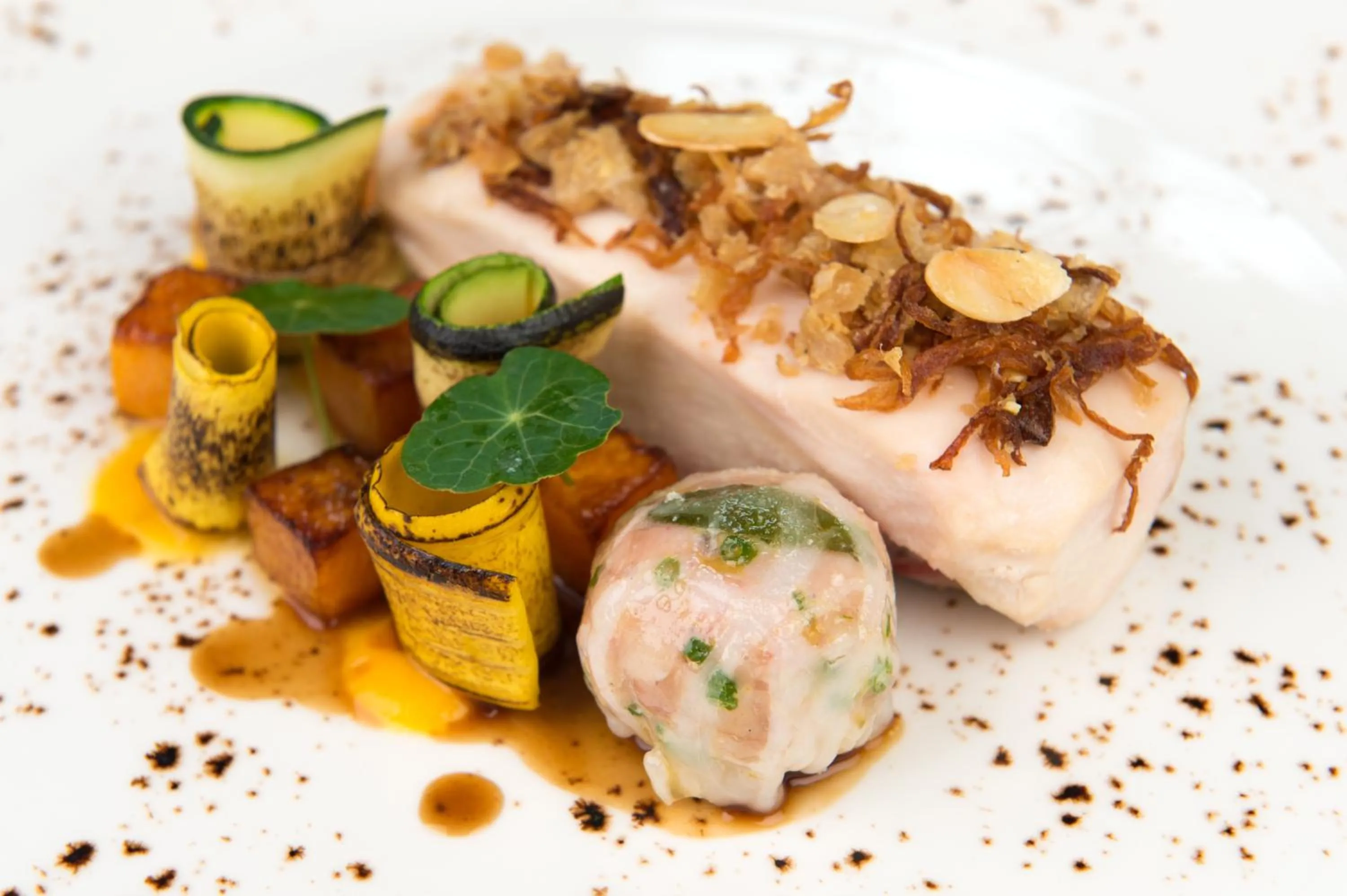 Food close-up in Lion & Pheasant Hotel