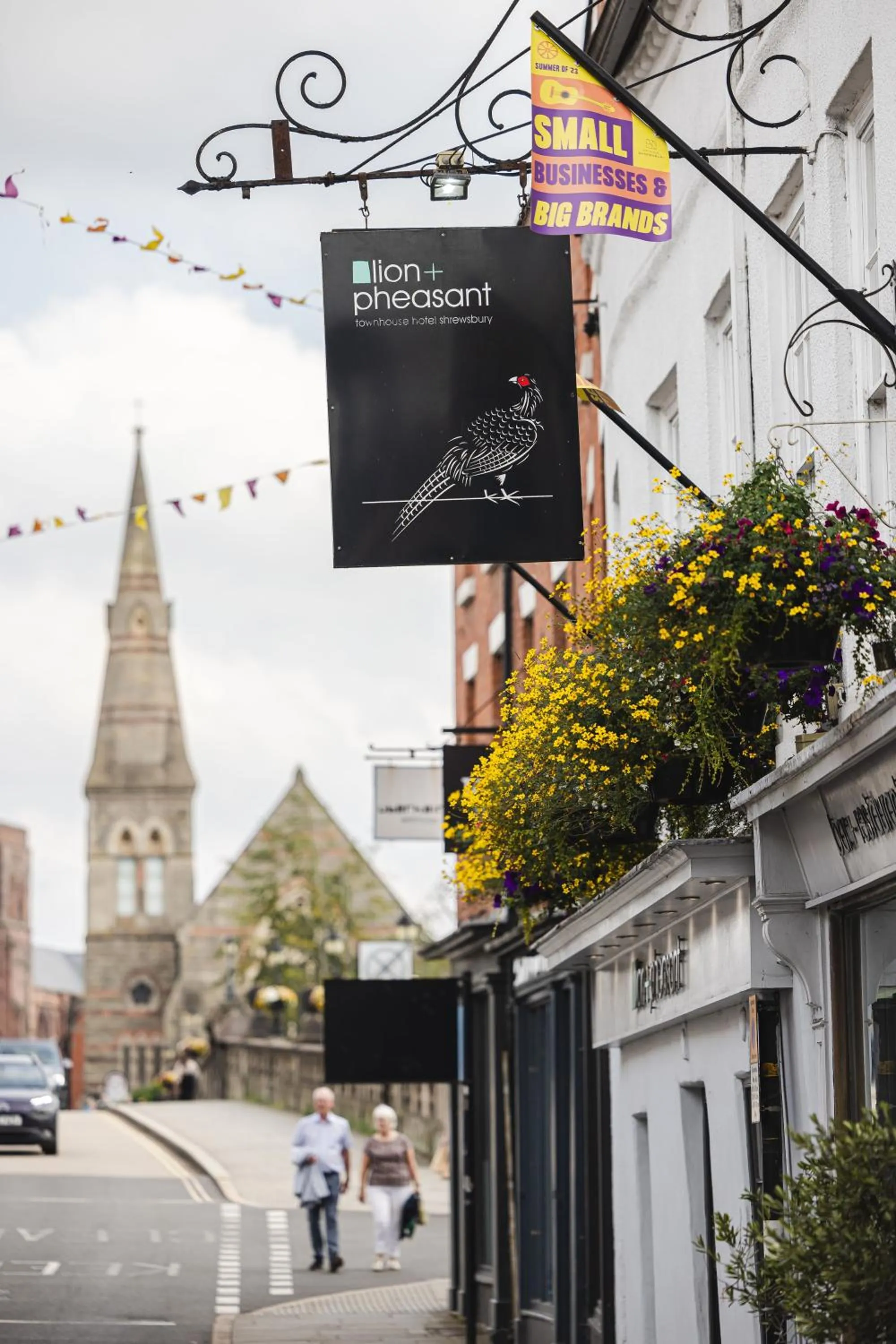 Street view in Lion & Pheasant Hotel