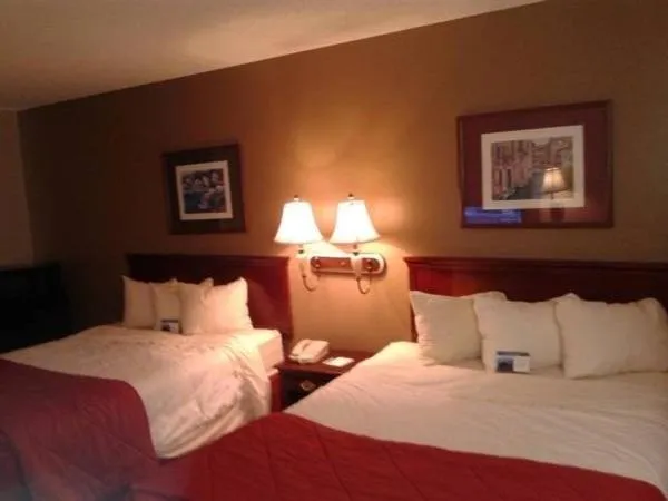 Decorative detail, Bed in Rest Inn Fort Smith