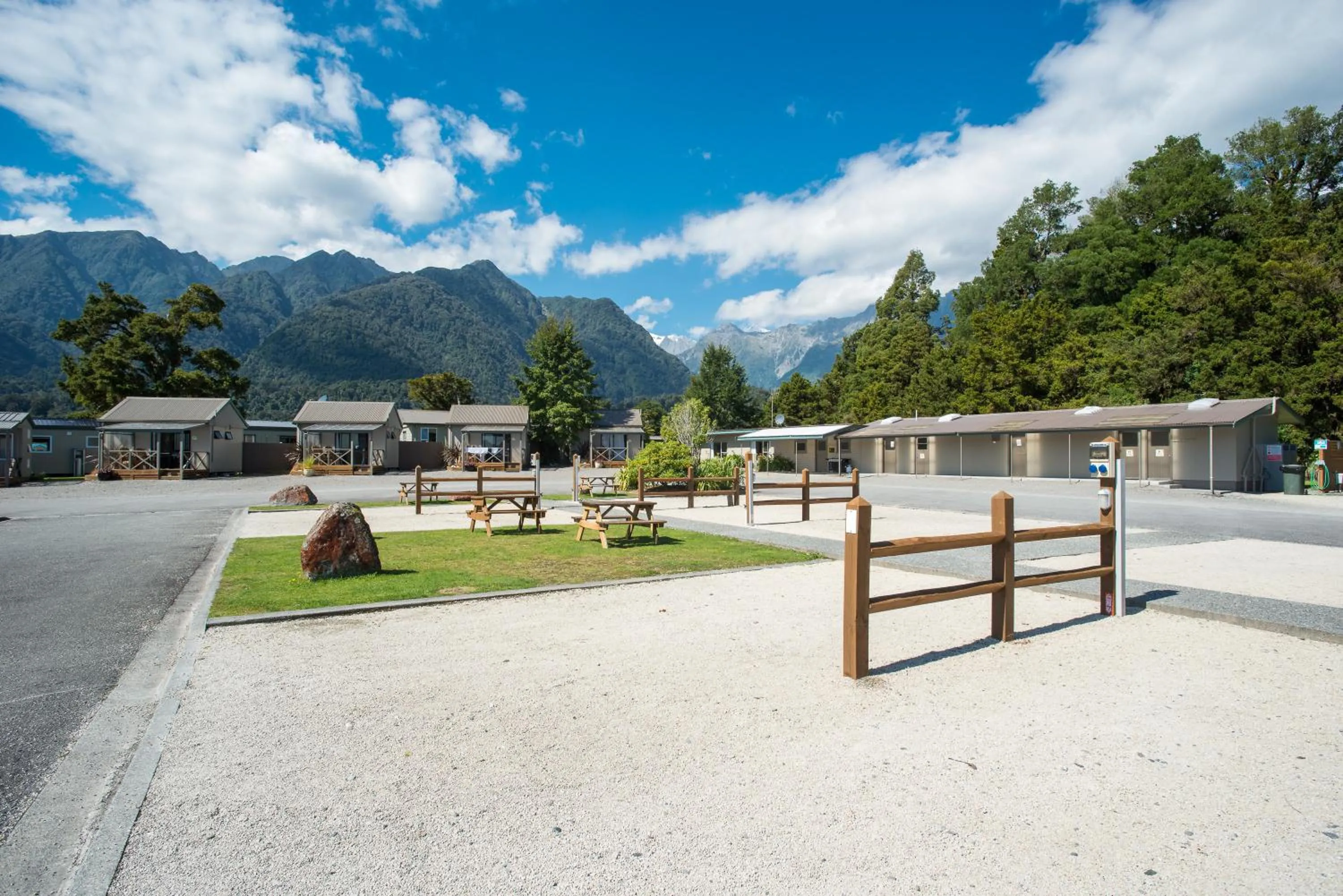 On site in Fox Glacier TOP 10 Holiday Park & Motels