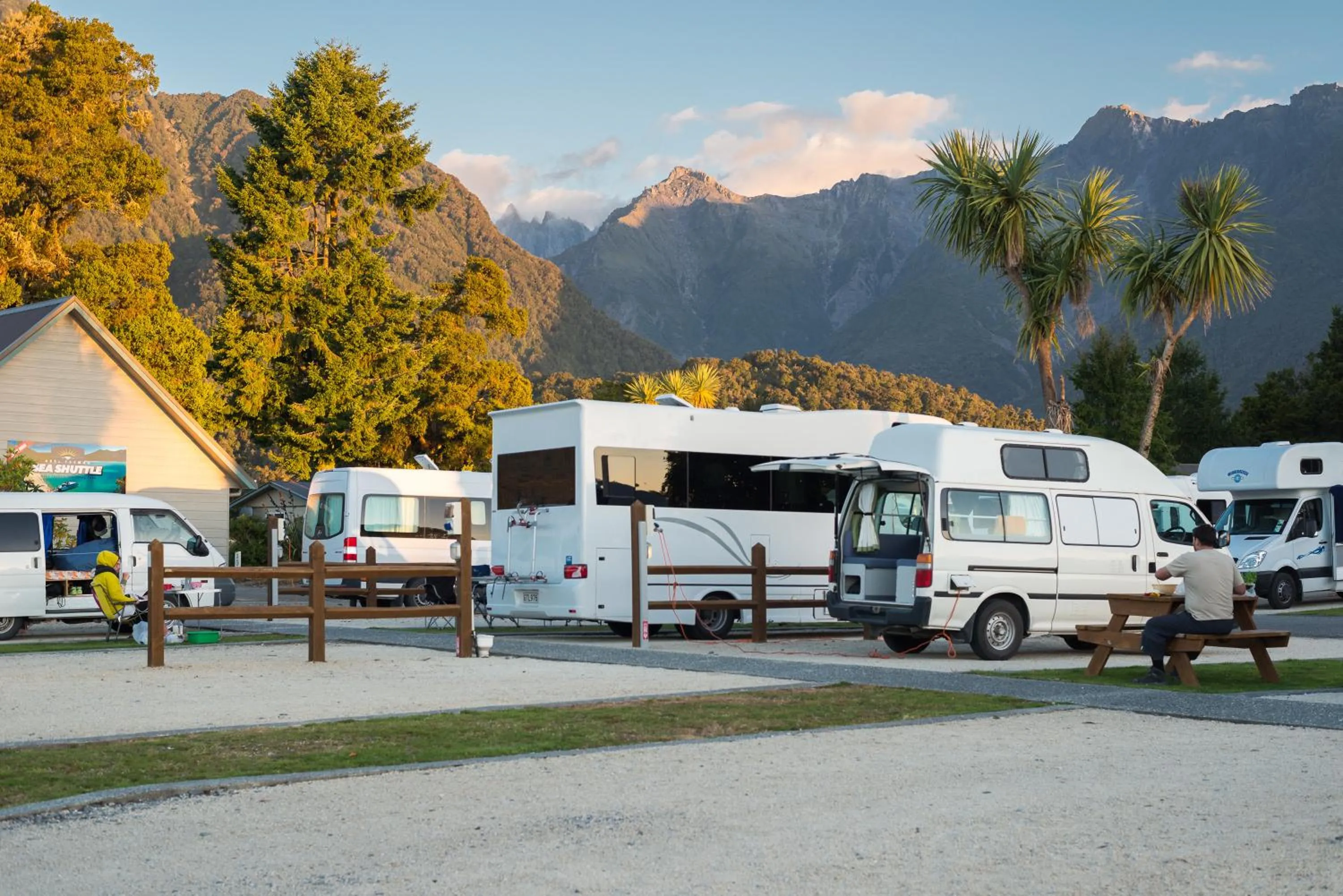 On site in Fox Glacier TOP 10 Holiday Park & Motels
