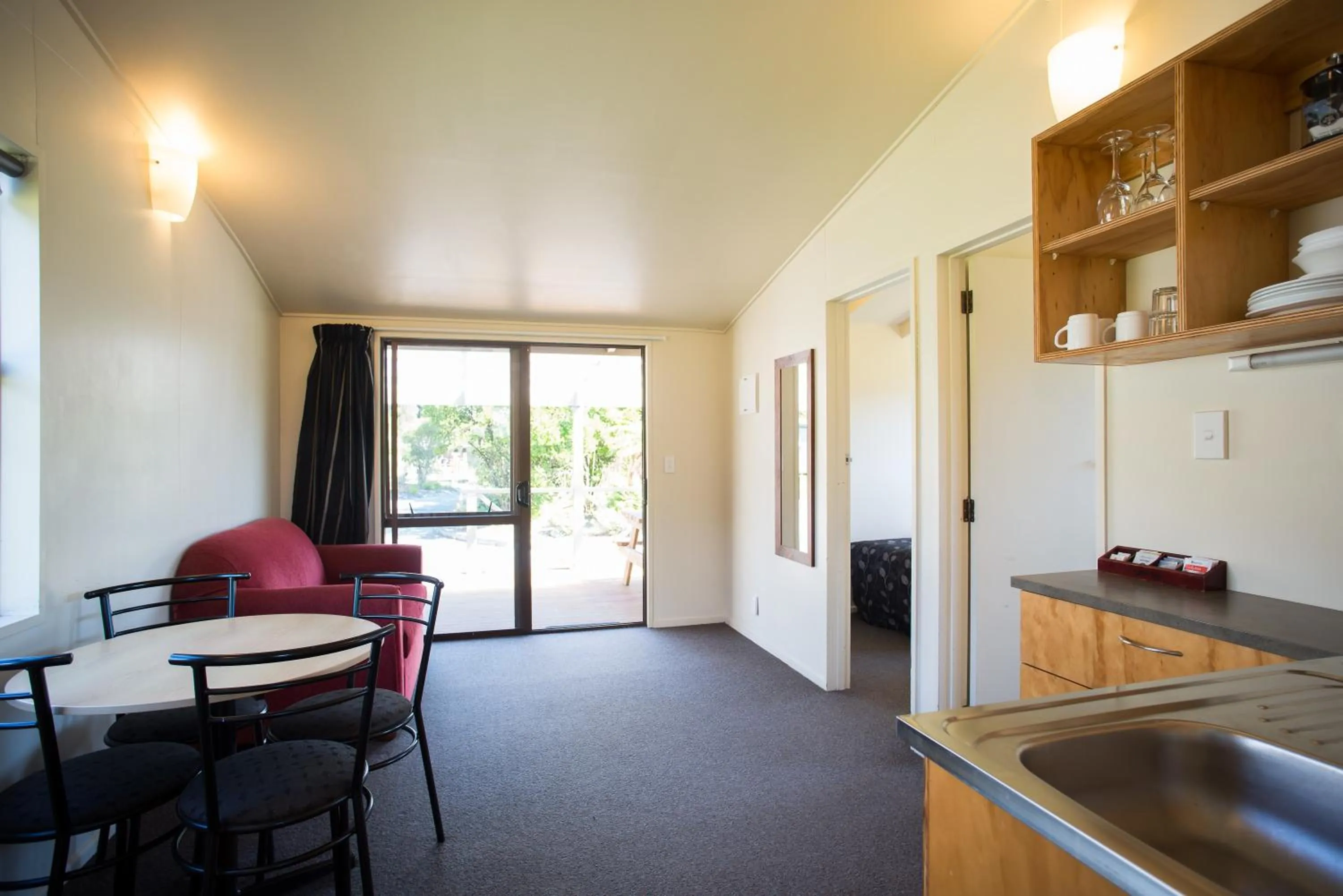 Kitchen or kitchenette in Fox Glacier TOP 10 Holiday Park & Motels