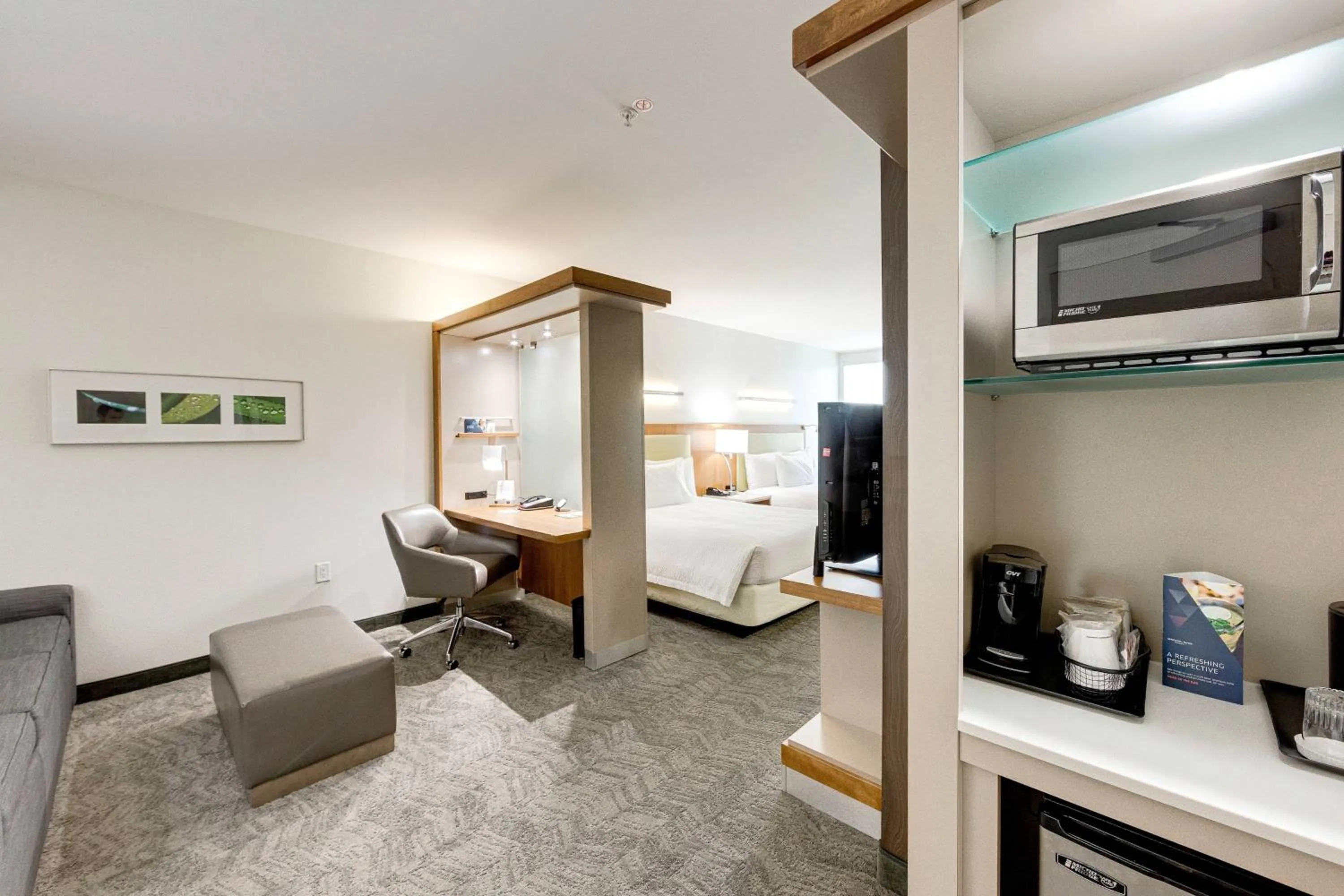 Photo of the whole room, Bed in SpringHill Suites by Marriott Houston The Woodlands