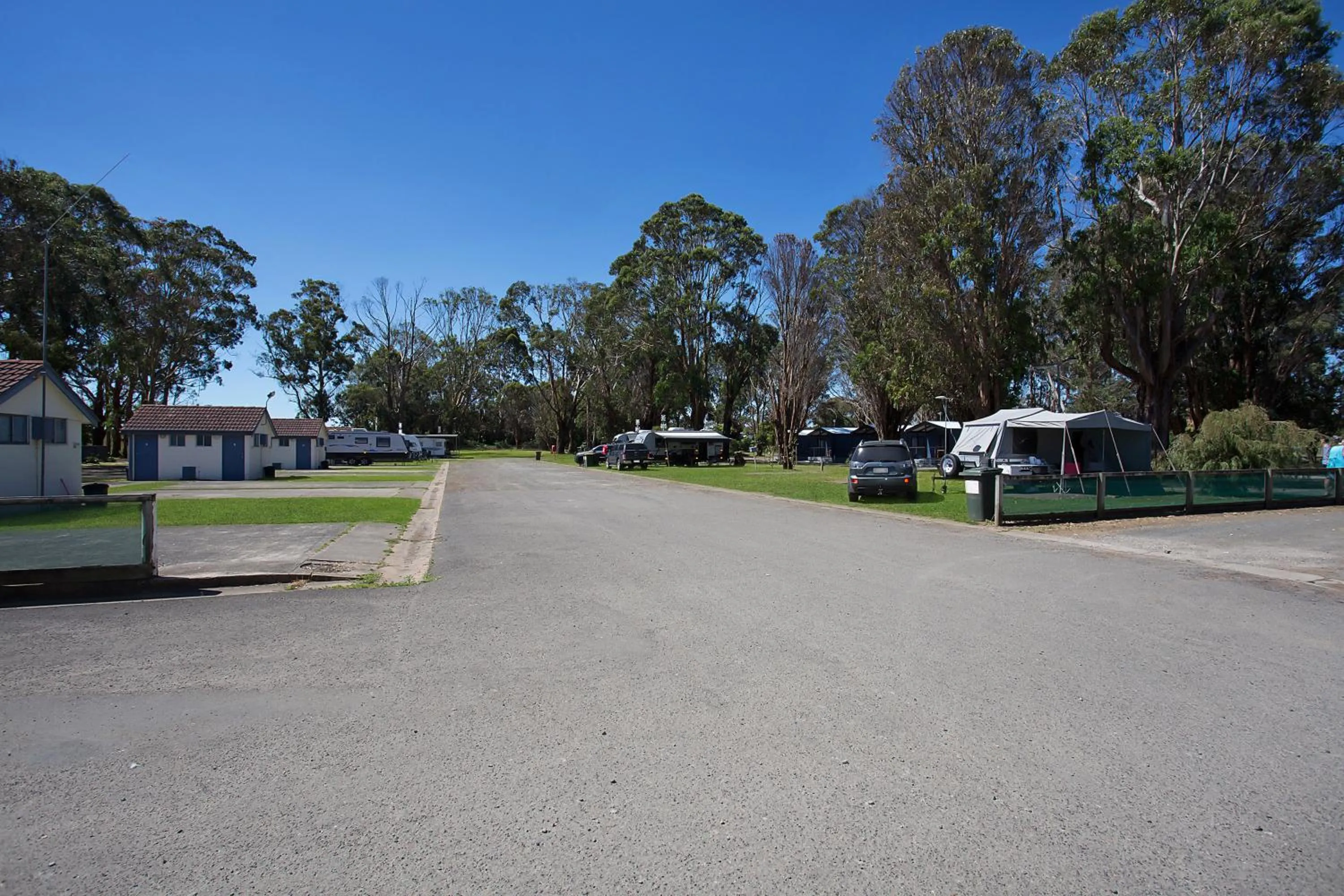 On site in Portland Tourist Park