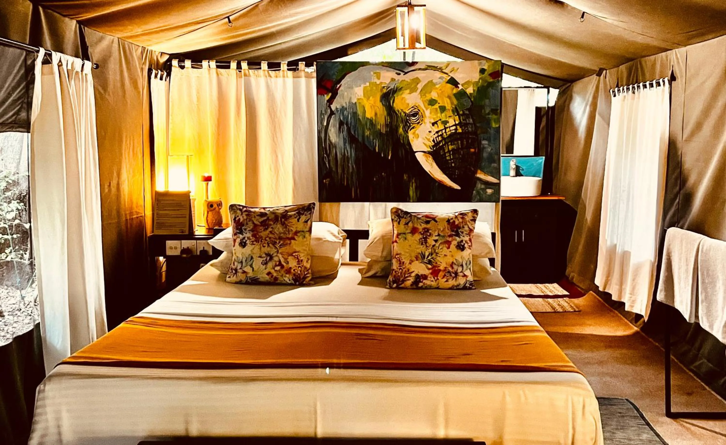 Bed in Mahoora Wilpattu - by Eco Team