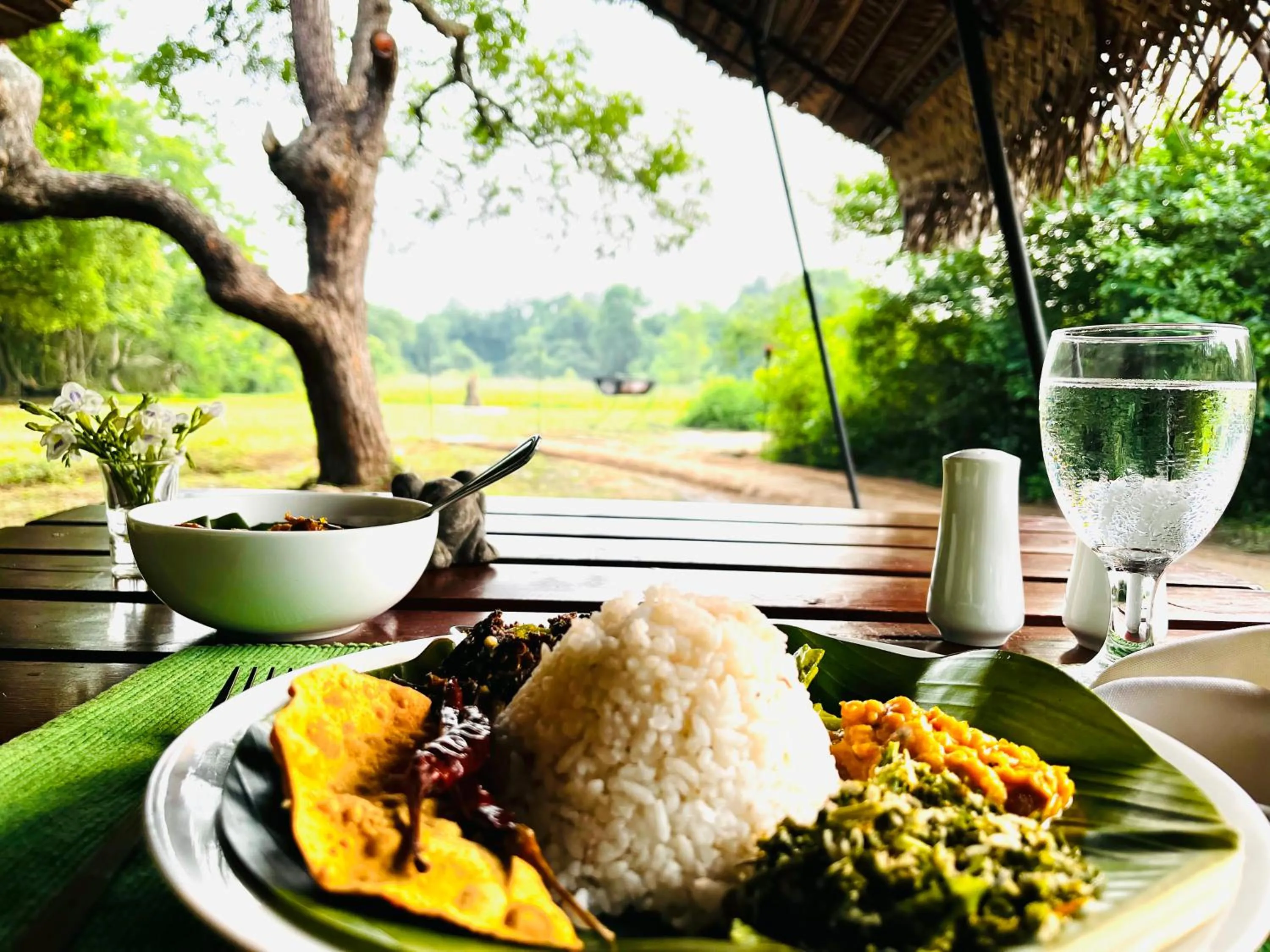 Dining area in Mahoora Wilpattu - by Eco Team