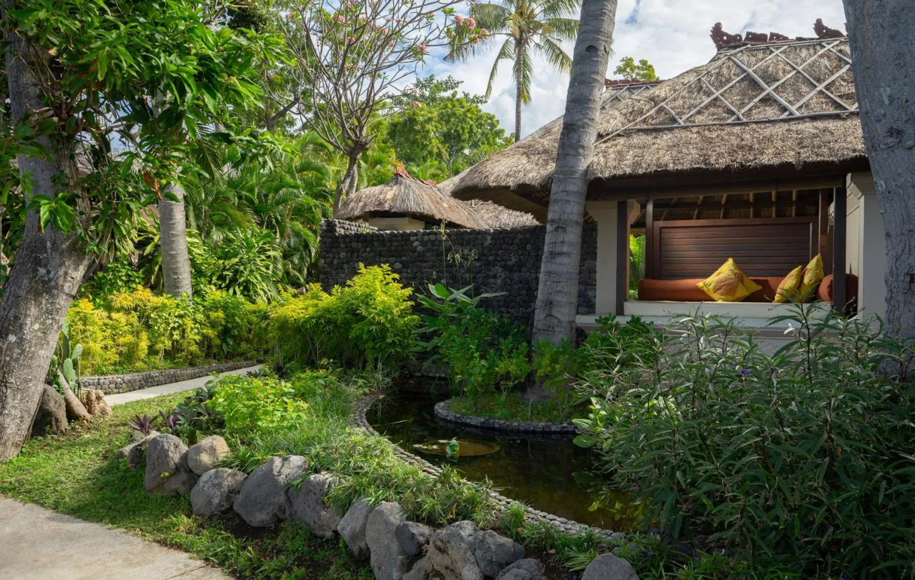 Garden in Mimpi Resort Tulamben