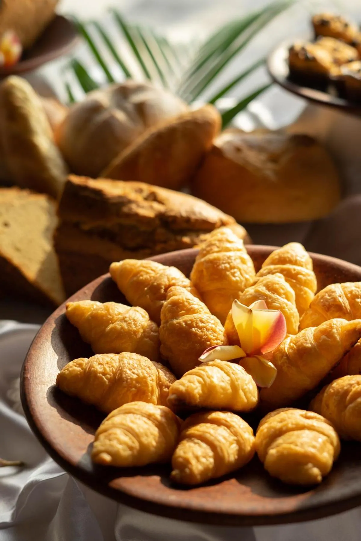 Continental breakfast in Mimpi Resort Tulamben