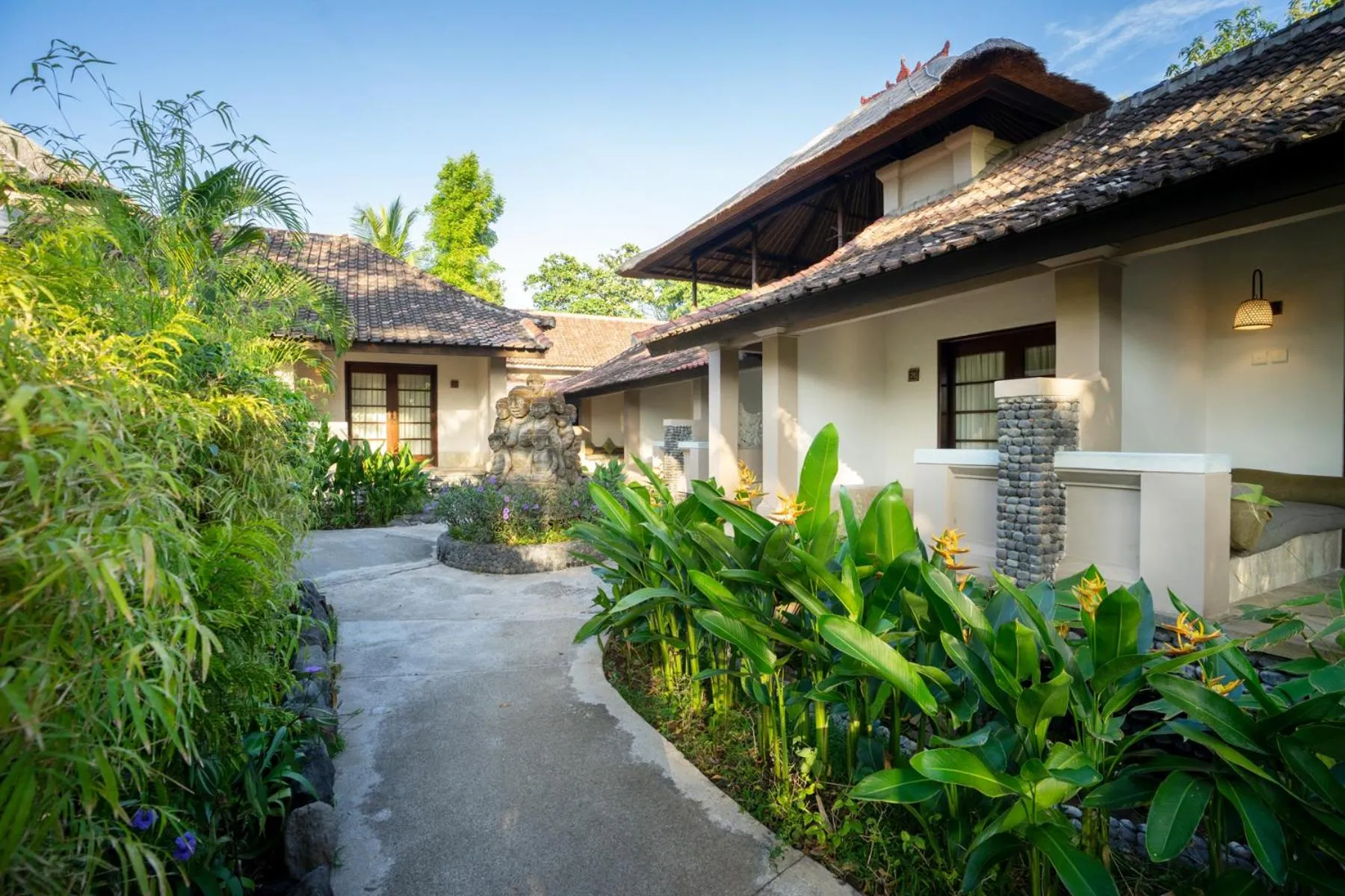 Garden in Mimpi Resort Tulamben