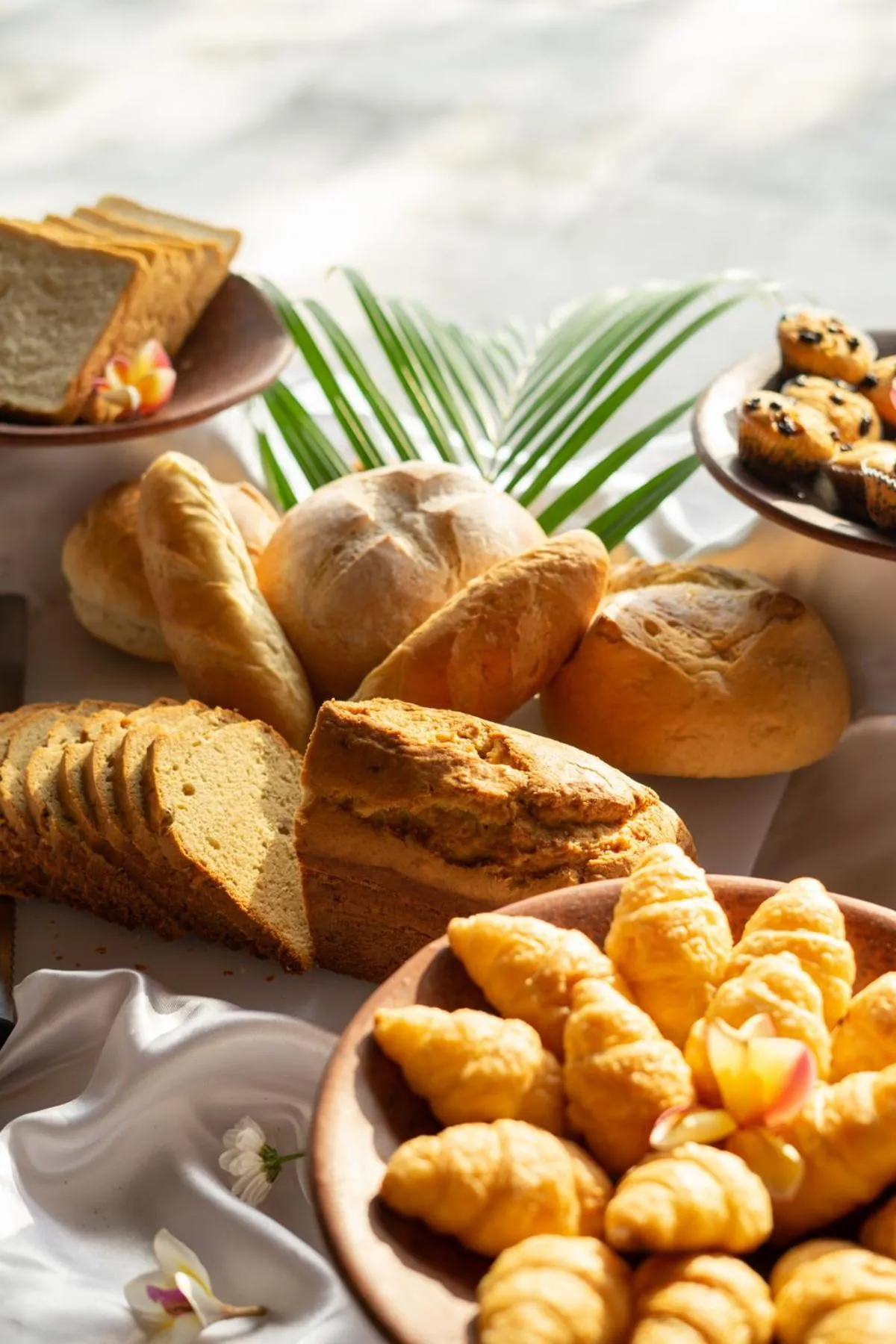 Buffet breakfast in Mimpi Resort Tulamben