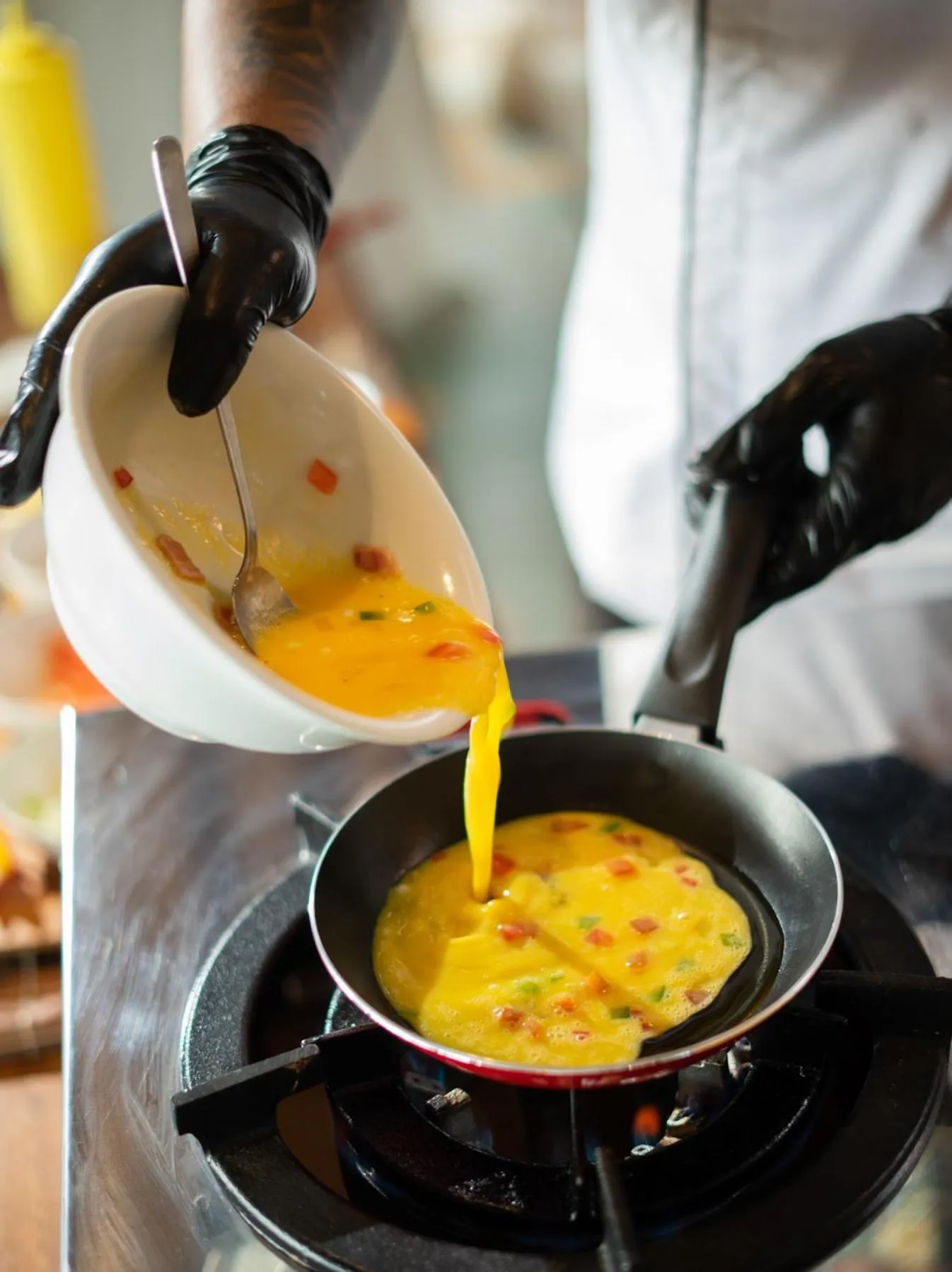 Buffet breakfast in Mimpi Resort Tulamben