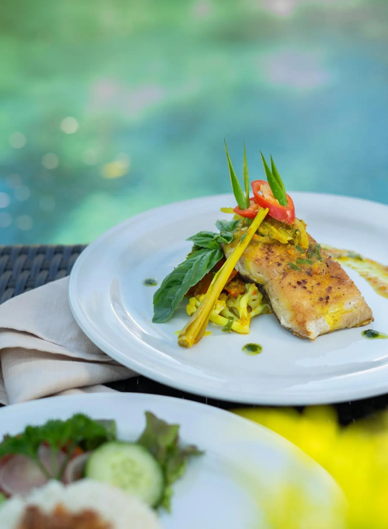 Lunch in Mimpi Resort Tulamben