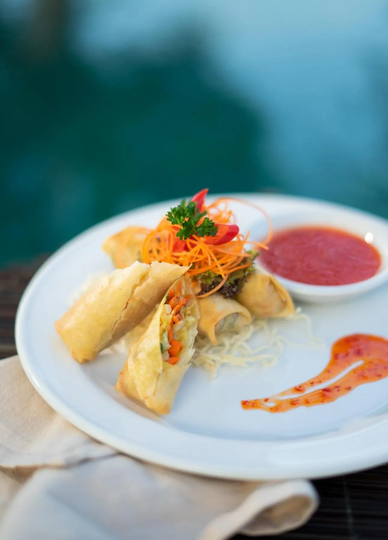 Lunch in Mimpi Resort Tulamben