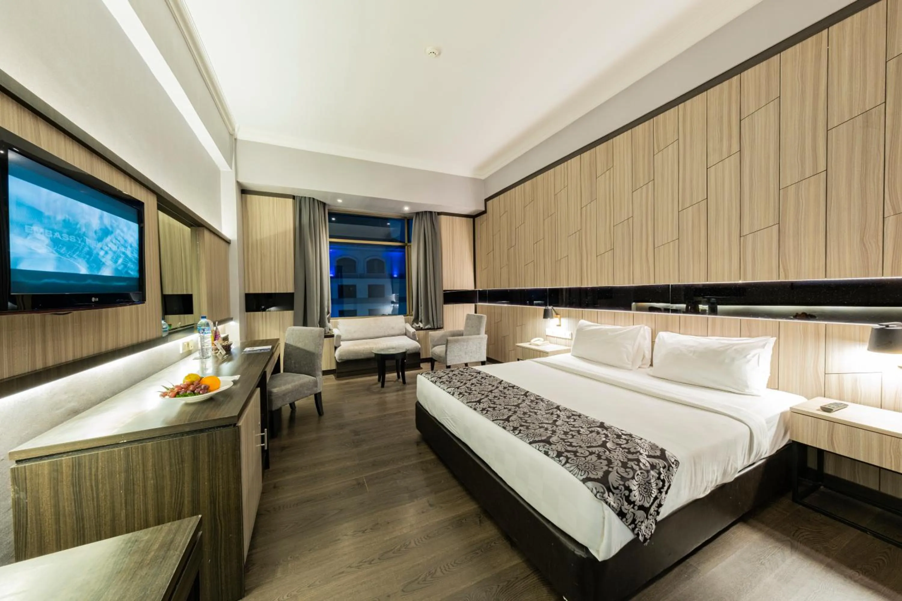 Bed in Grand Jatra Hotel Pekanbaru