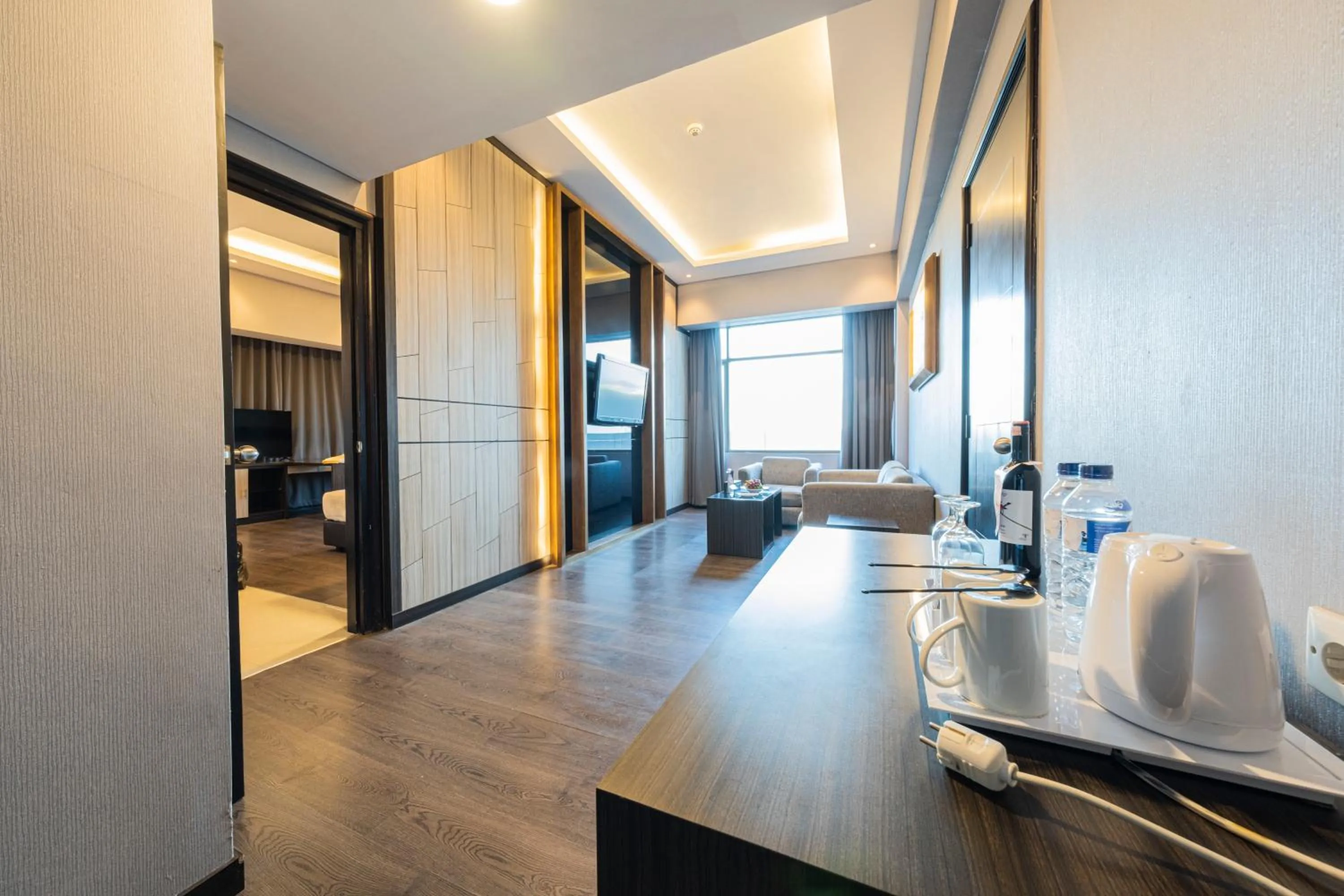 Living room in Grand Jatra Hotel Pekanbaru